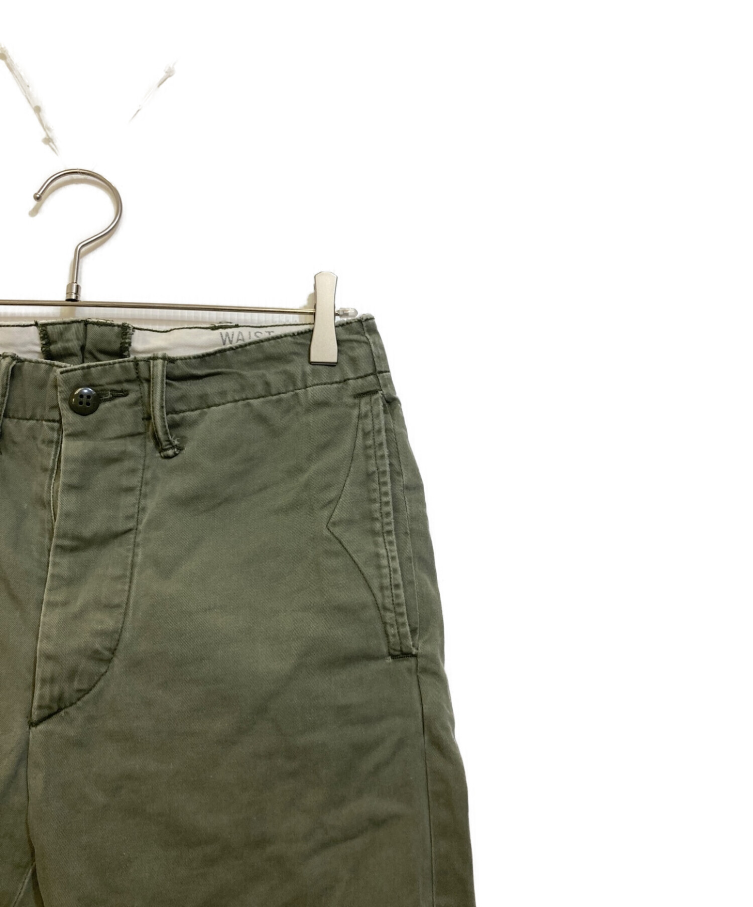 中古・古着通販】RRL (ダブルアールエル) トラウザーパンツ オリーブ