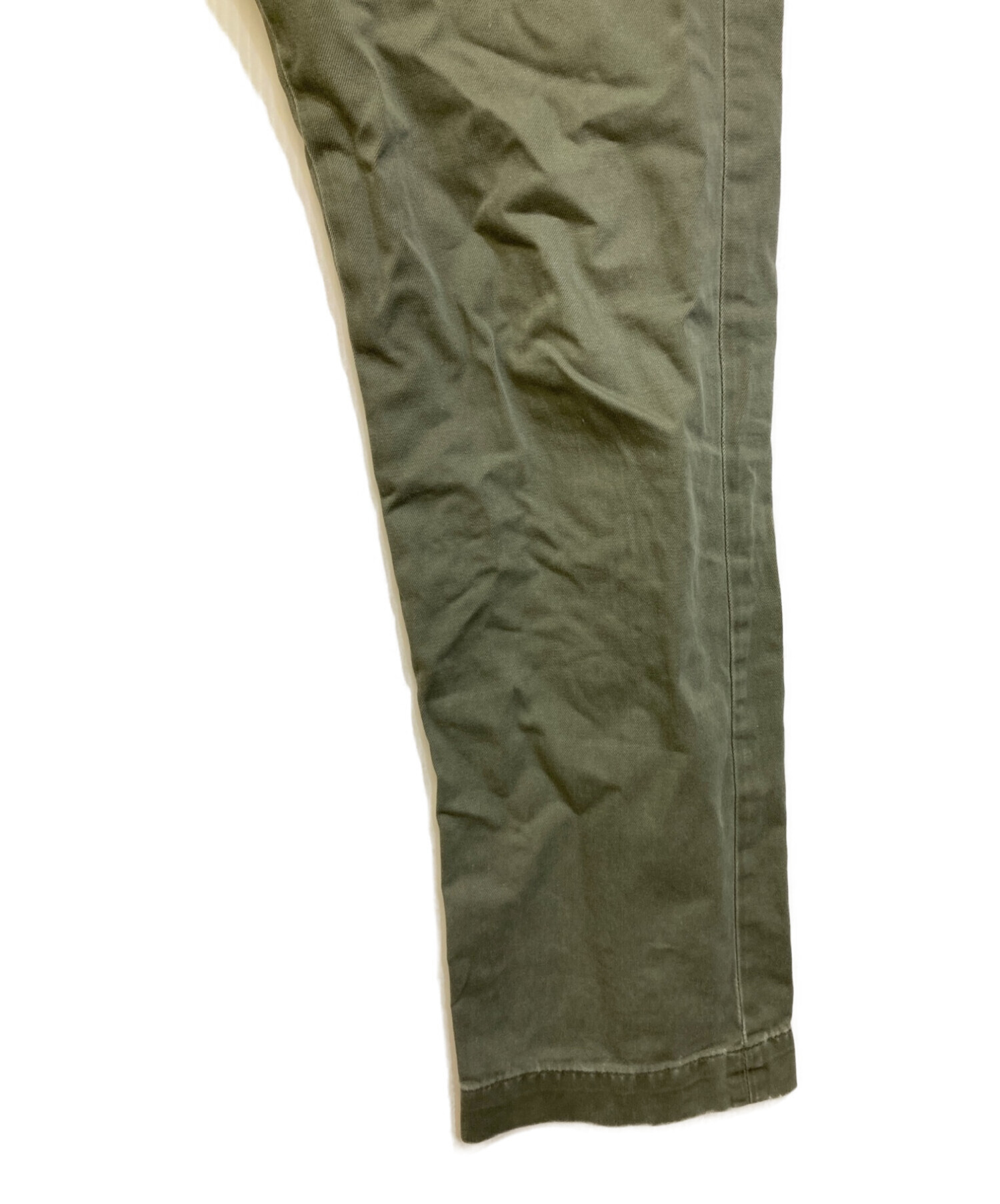 中古・古着通販】RRL (ダブルアールエル) トラウザーパンツ オリーブ
