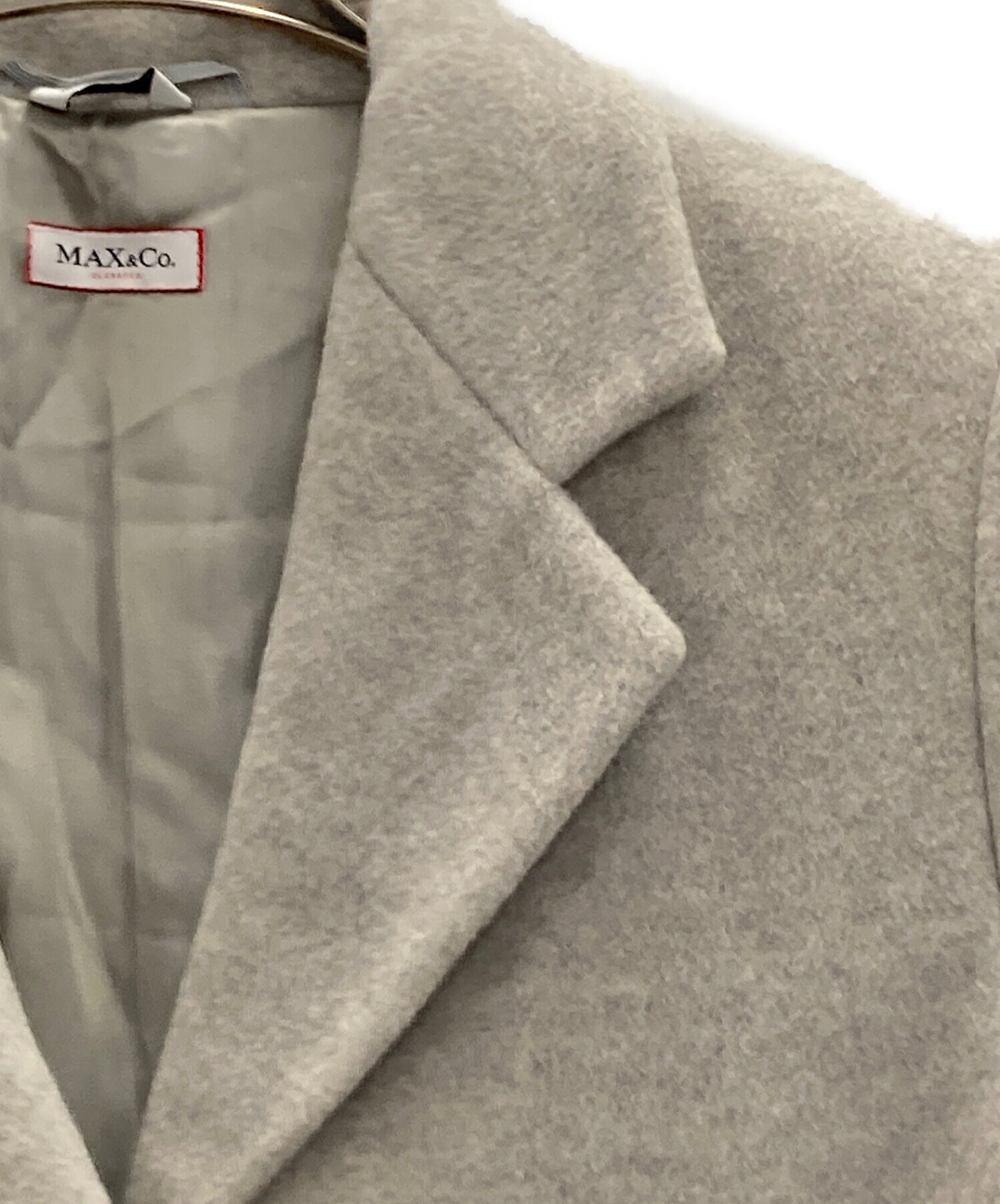 未使用品　CK  　38　カシミヤ混　チェスターコート MUJI LABO】 紳士 カシミヤ混チェスターコート - メルカリ