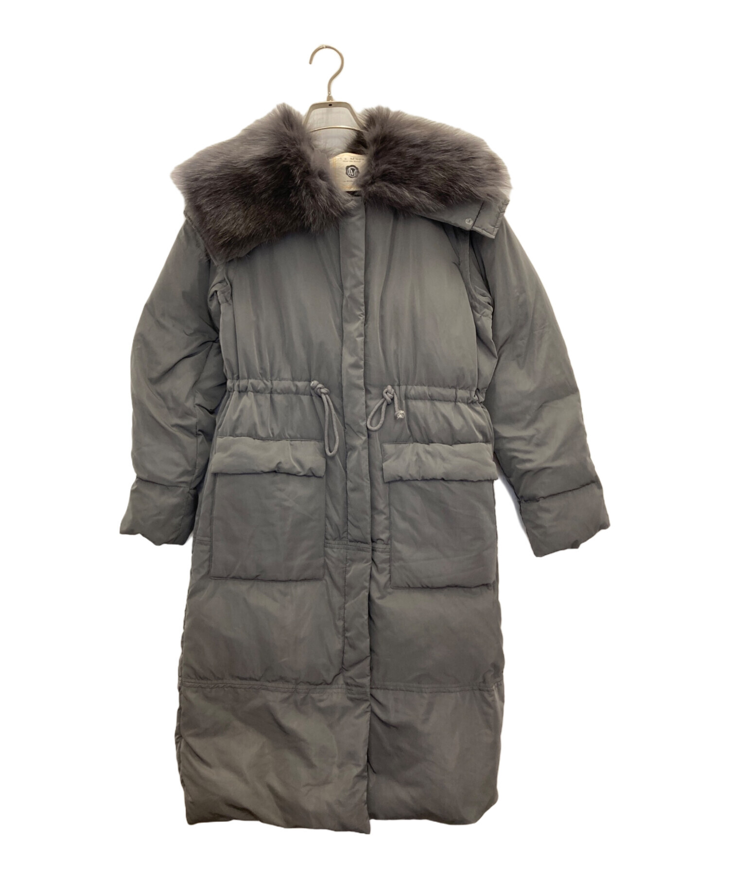 中古・古着通販】La MODE (ラモード) ダウンコート グレー サイズ:Ⅿ