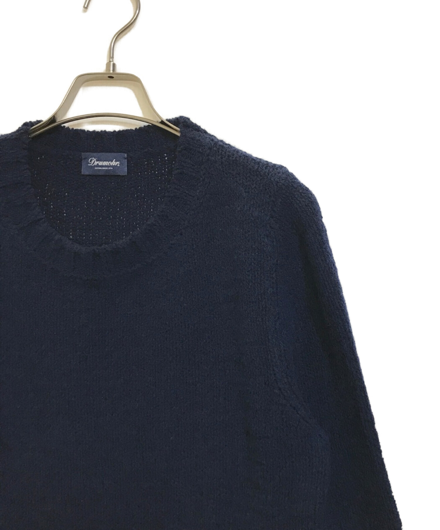 中古・古着通販】Drumohr (ドルモア) カシミヤ混ニット ネイビー