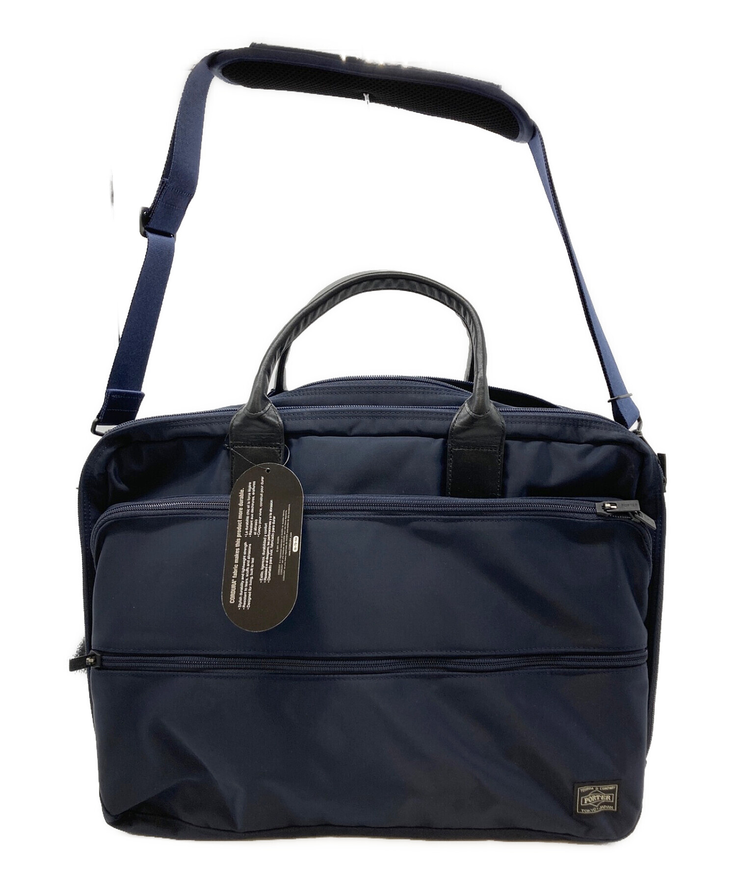 中古・古着通販PORTER (ポーター) 2WAY BRIEFCASE(L) ネイビー 未