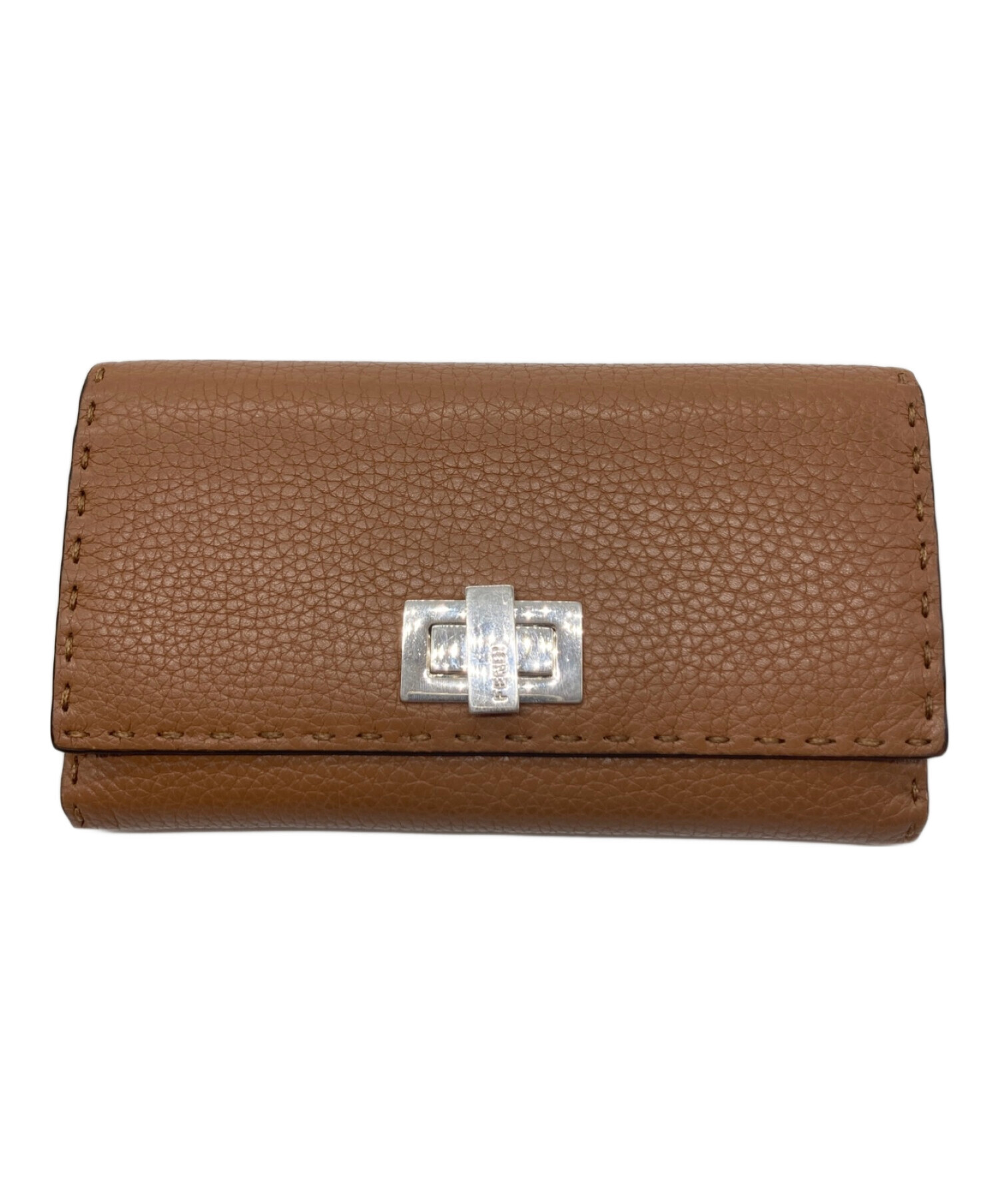 中古・古着通販】FENDI (フェンディ) 長財布 ブラウン｜ブランド