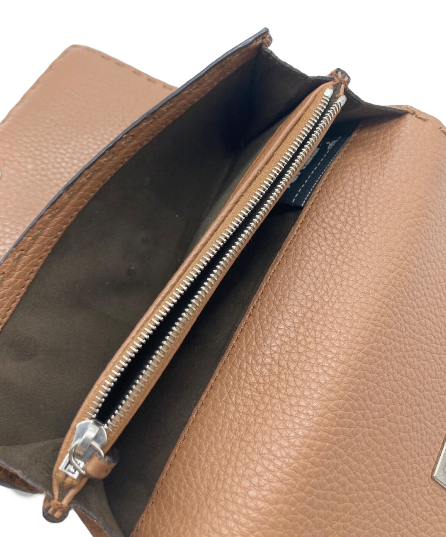 中古・古着通販】FENDI (フェンディ) 長財布 ブラウン｜ブランド