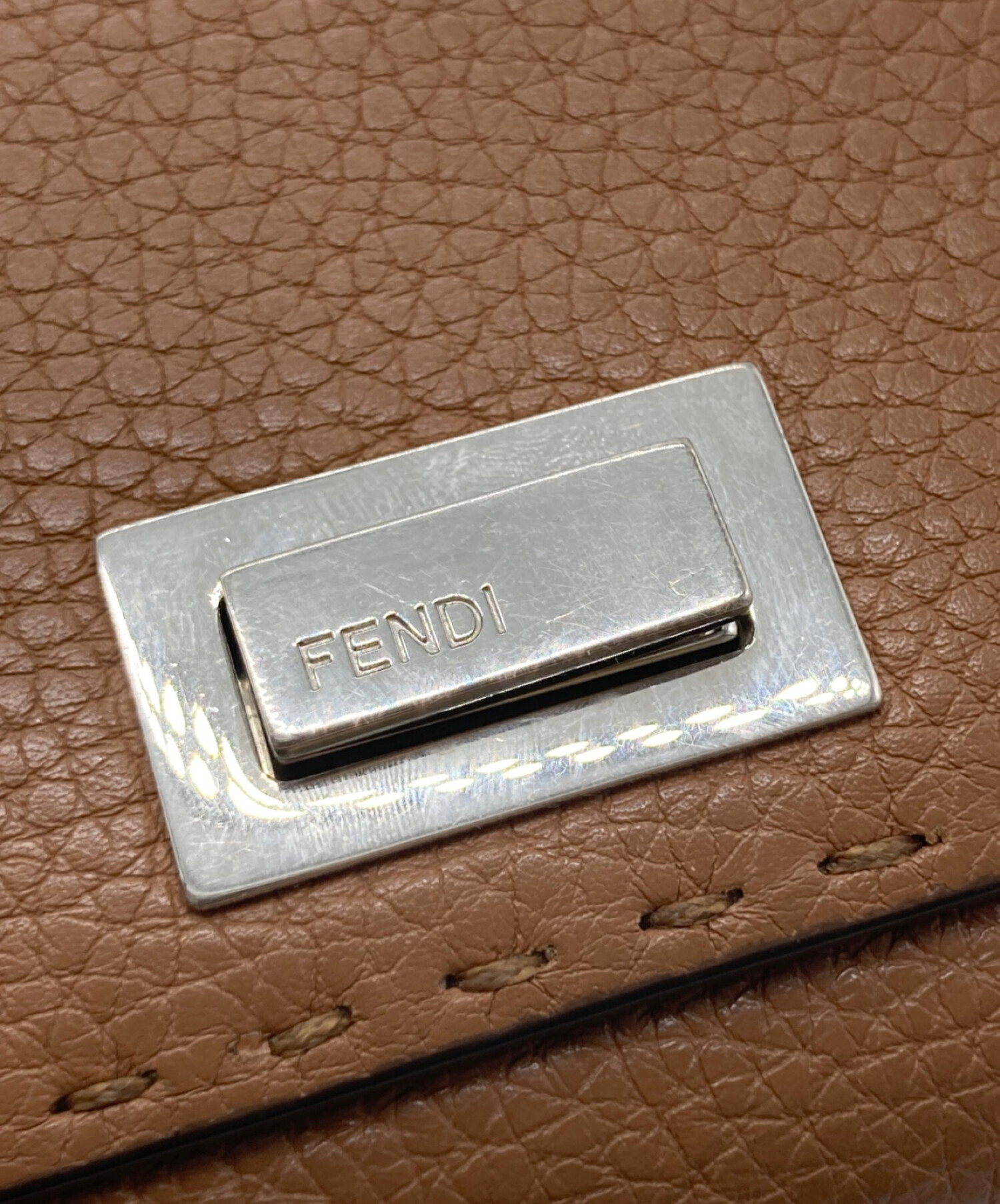 中古・古着通販】FENDI (フェンディ) 長財布 ブラウン｜ブランド・古着