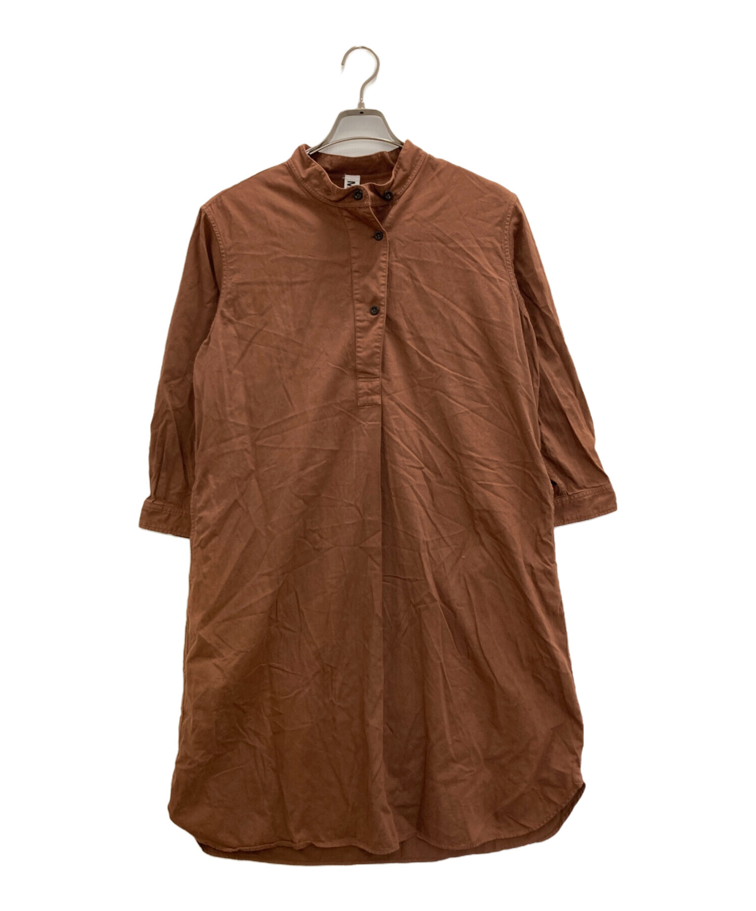 中古・古着通販】MHL (エムエイチエル) バンドカラーワンピース