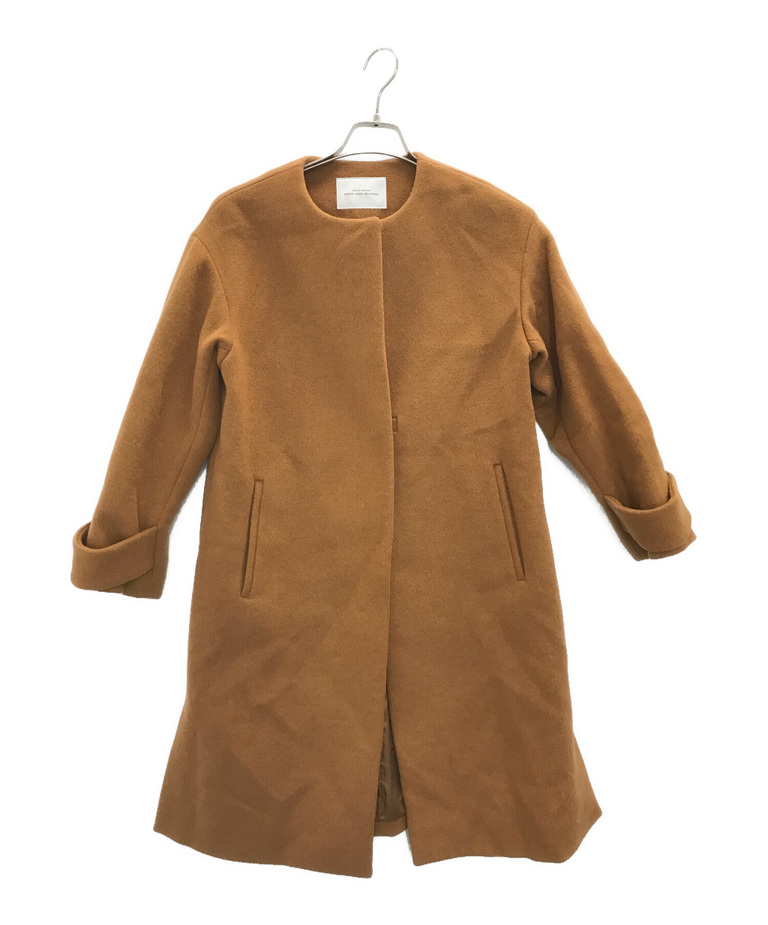 グリーンレーベルリラクシング アンゴラビーバースリットノーカラー