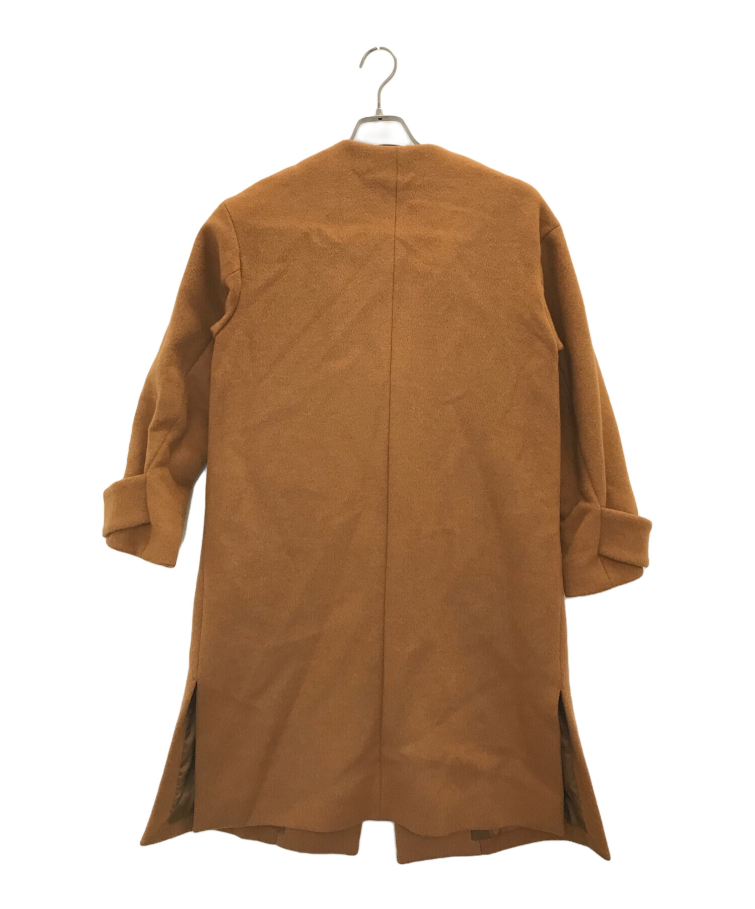 green label relaxing ◇アンゴラビーバーノーカラーコート green