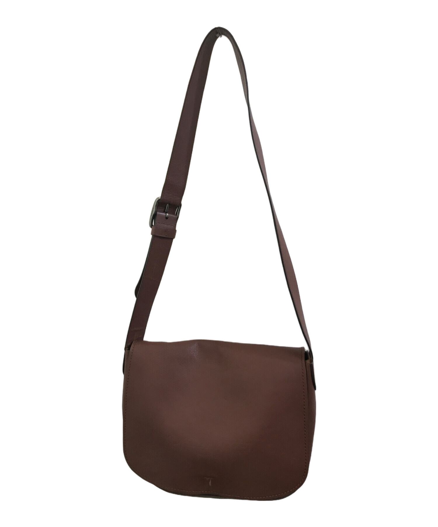 【ほぼ未使用美品】COACH レザー ショルダーバッグ ブラウン 中古・古着通販】COACH (コーチ) レザーショルダーバッグ ブラウン