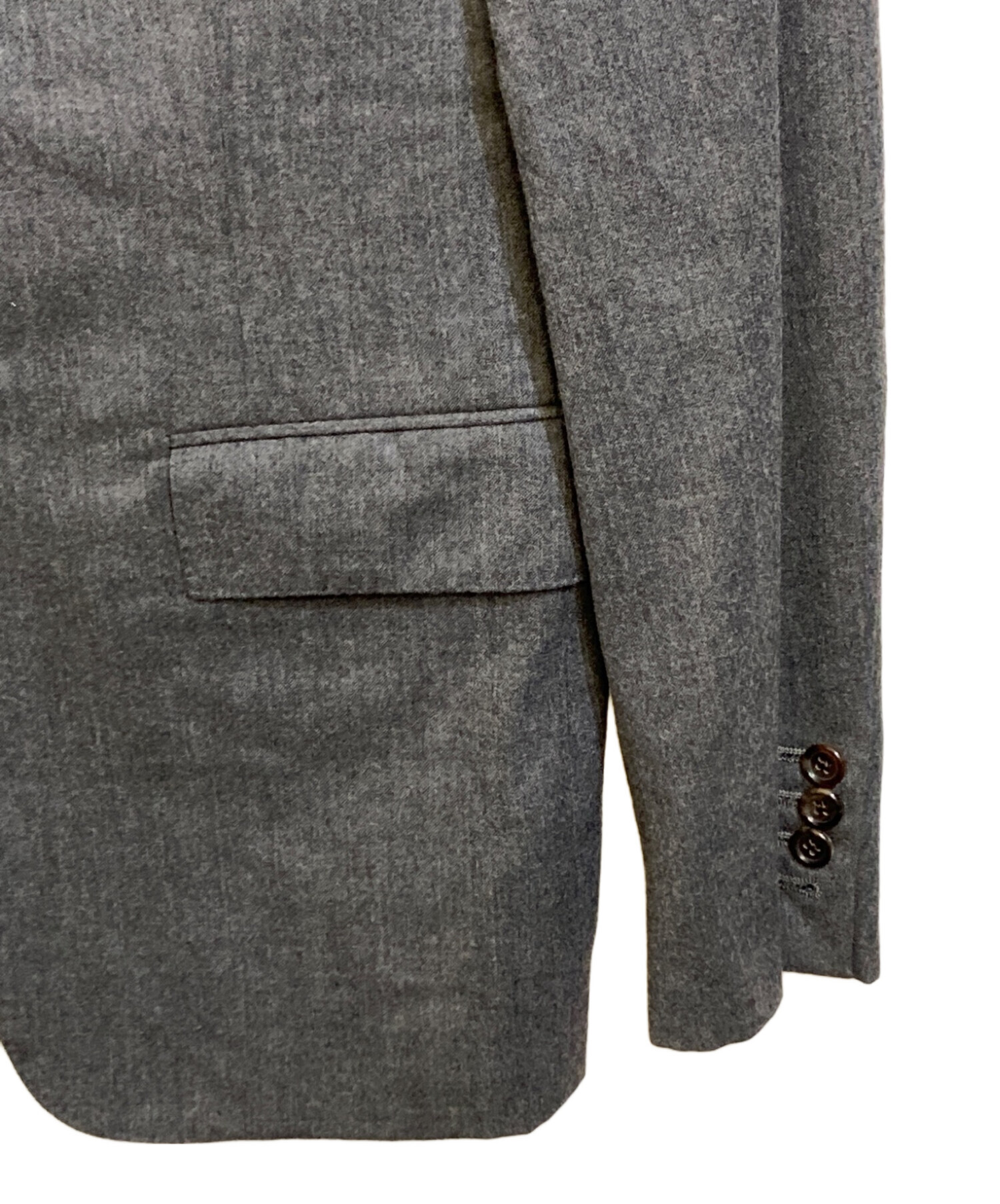 THOM BROWNE. グレー コーデュロイ テーラードジャケット 中古・古着通販】THOM BROWNE. NEW YORK (トムブラウンニューヨーク