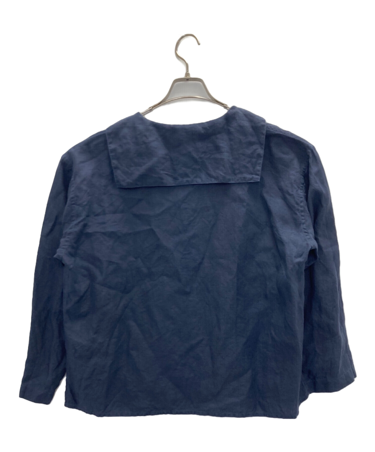 中古・古着通販】ORCIVAL (オーシバル) リネンセーラーカラーブラウス