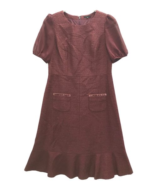 中古・古着通販】TO BE CHIC (トゥービーシック) ワンピース ボルドー