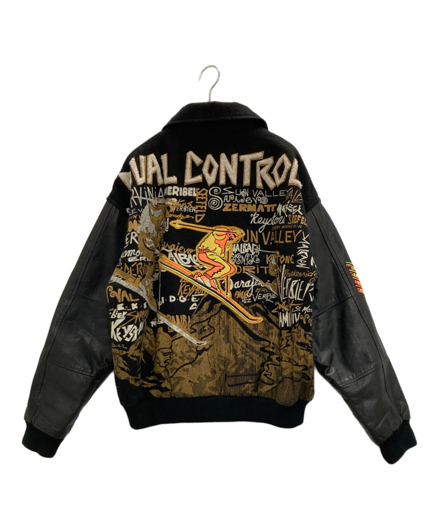 中古・古着通販】DUAL CONTROL (デュアルコントロール) レザー切替