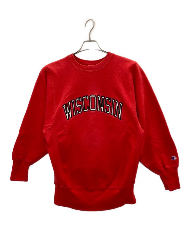 00s Championリバースウィーブ赤スウェット古着無地Mサイズ 中古・古着通販】Champion REVERSE WEAVE (チャンピオンリバース