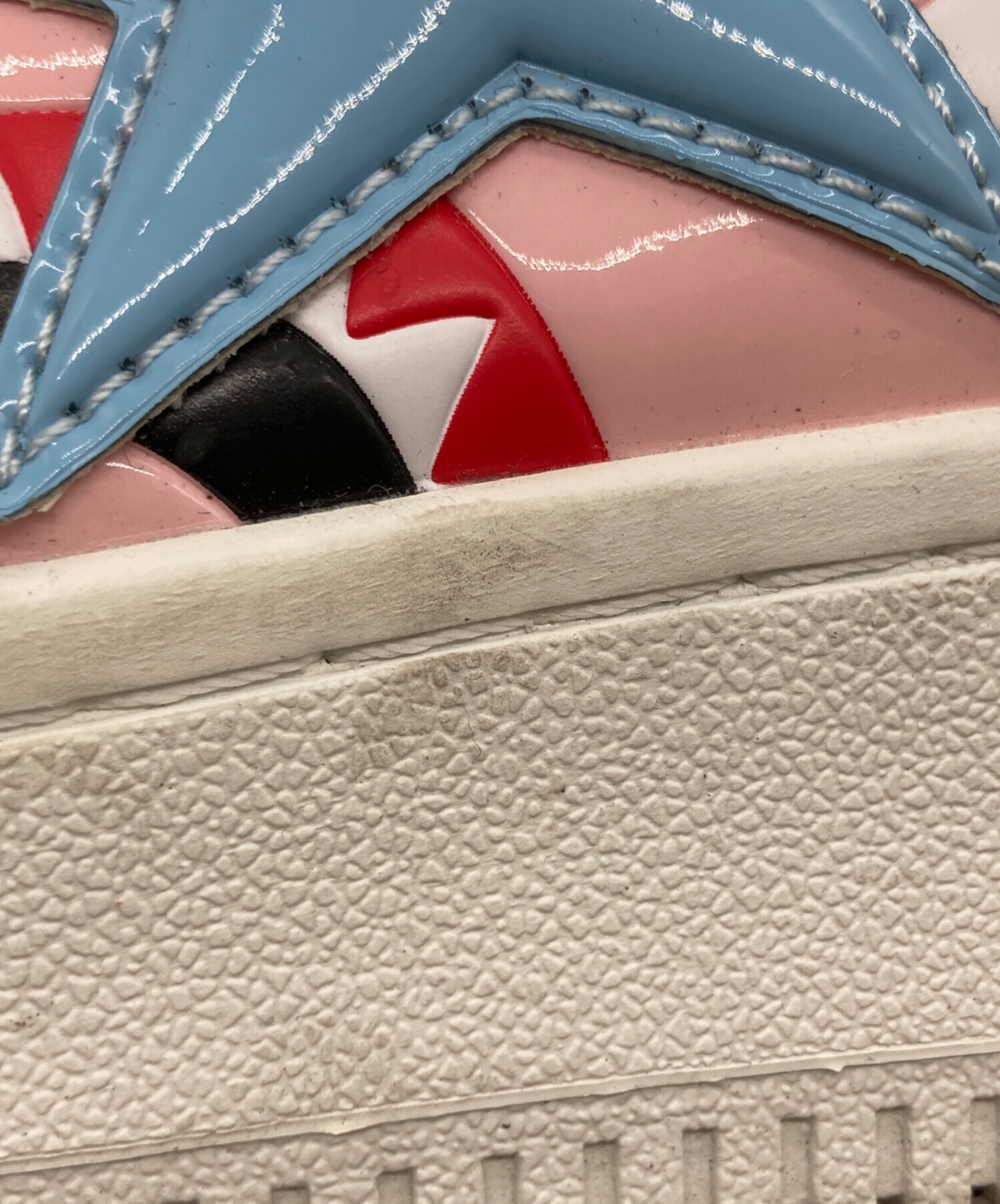 中古・古着通販】BAPESTA (ベイプスタ) SHARK BAPE STA LOW ピンク 