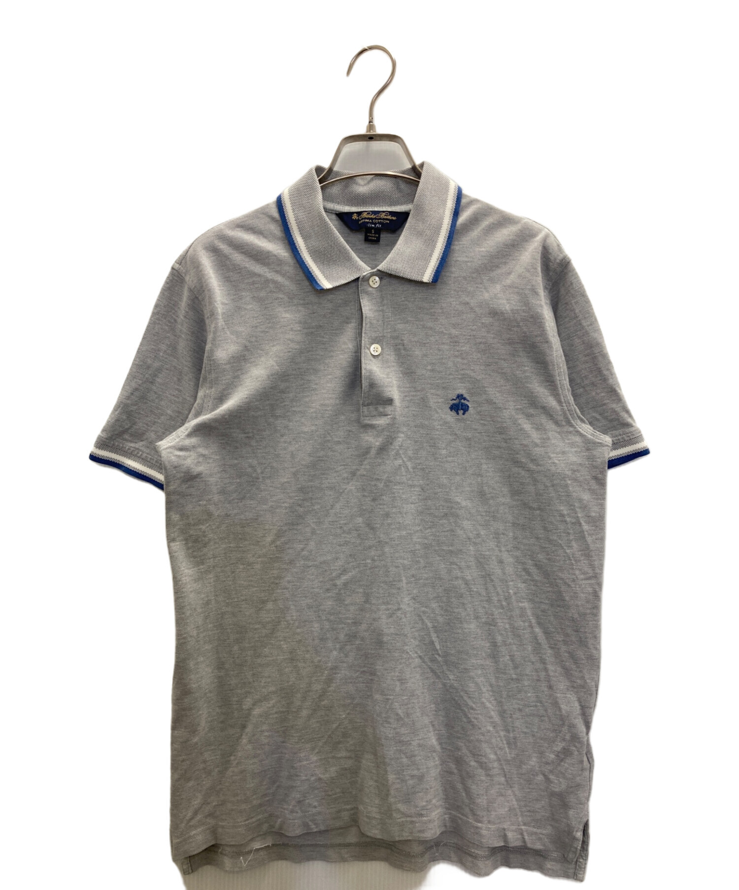 Brooks Brothers グレー ポロシャツ Lサイズ 新品タグ付き 中古・古着通販】BROOKS BROTHERS (ブルックスブラザーズ) ポロシャツ