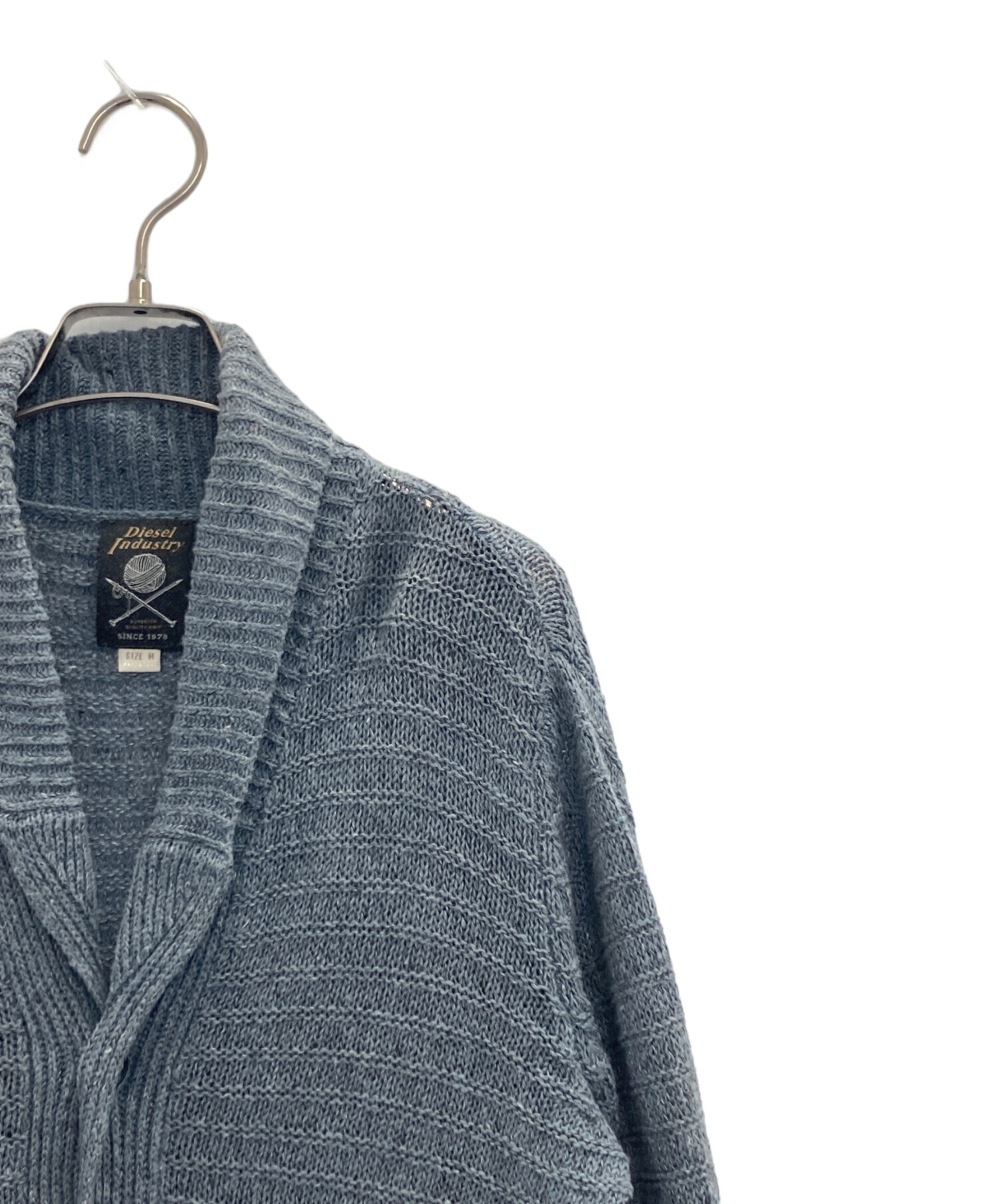 中古・古着通販】DIESEL (ディーゼル) カーディガン ネイビー サイズ:M 