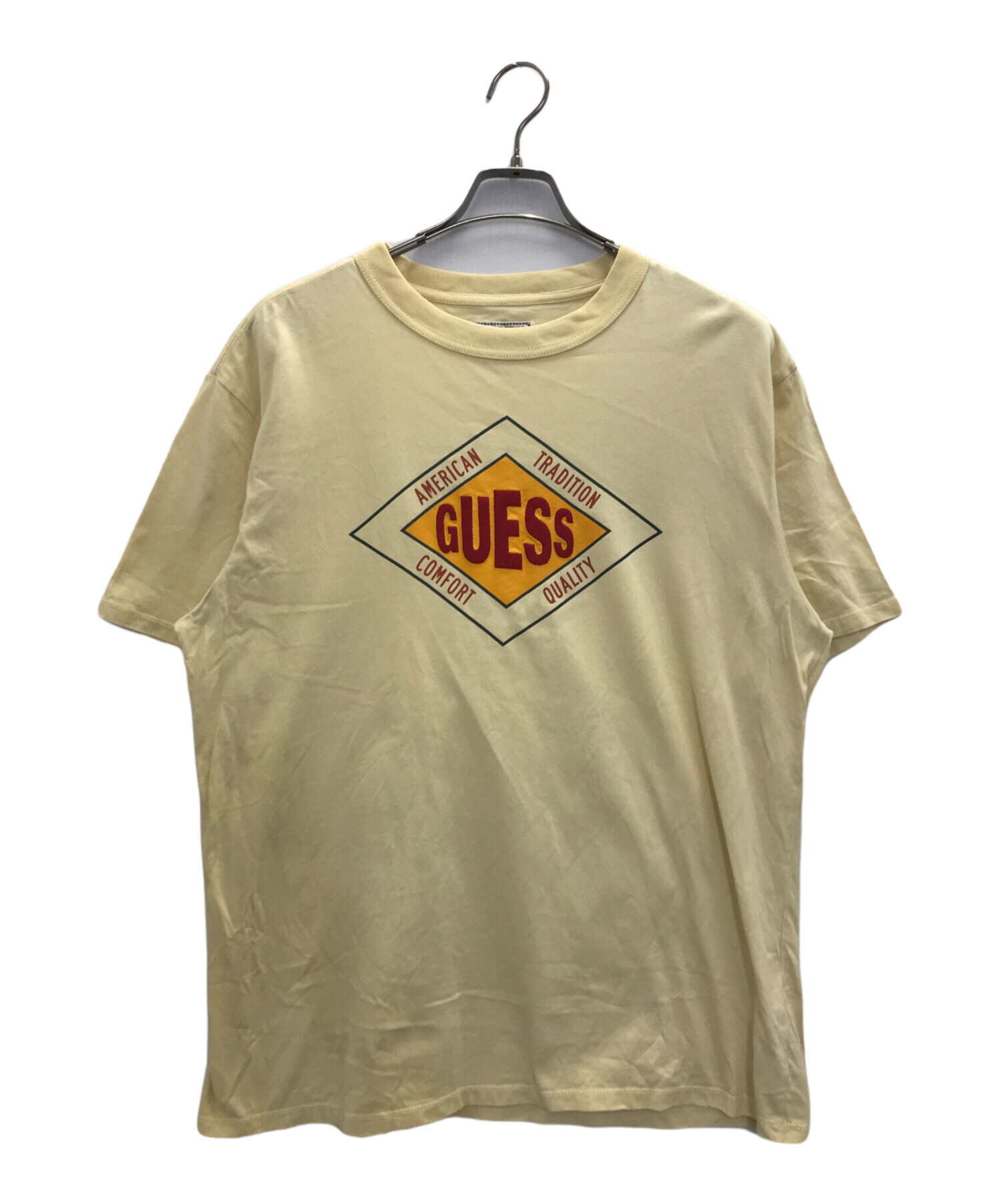 中古・古着通販】GUESS (ゲス) Tシャツ イエロー サイズ:M｜ブランド 