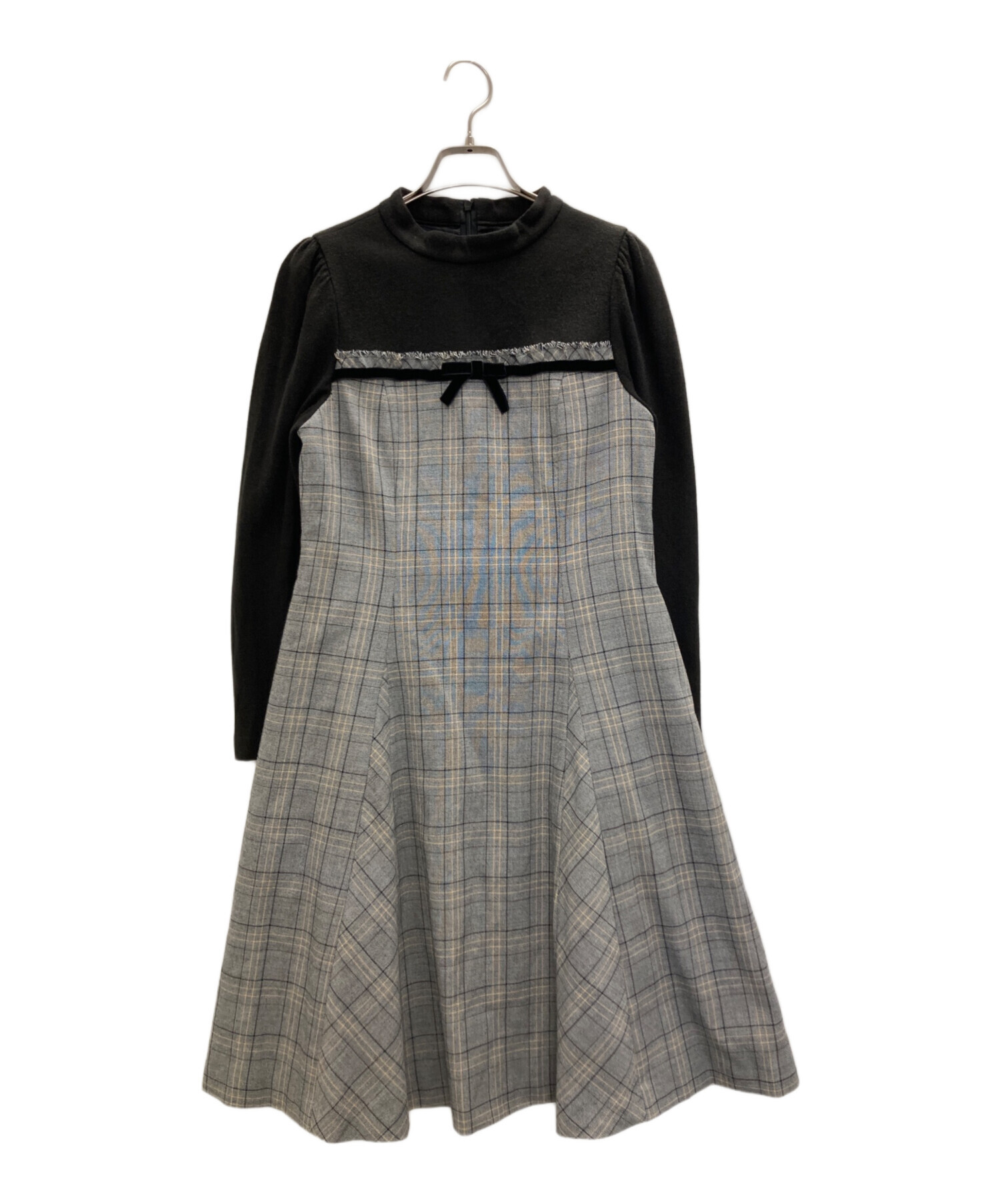 M'S GRACY エムズグレイシー ドッキングワンピース サイズ40 ブラウン ドット リボン付 M\u0027S GRACY 2025 SUMMER Collection | msgracy