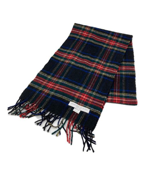 Johnstons of Elgin ストール  カーキ 【古着】【中古】【送料無料】 Johnstons of Elgin ストール カーキ 【古着】【中古】【送料無料】の