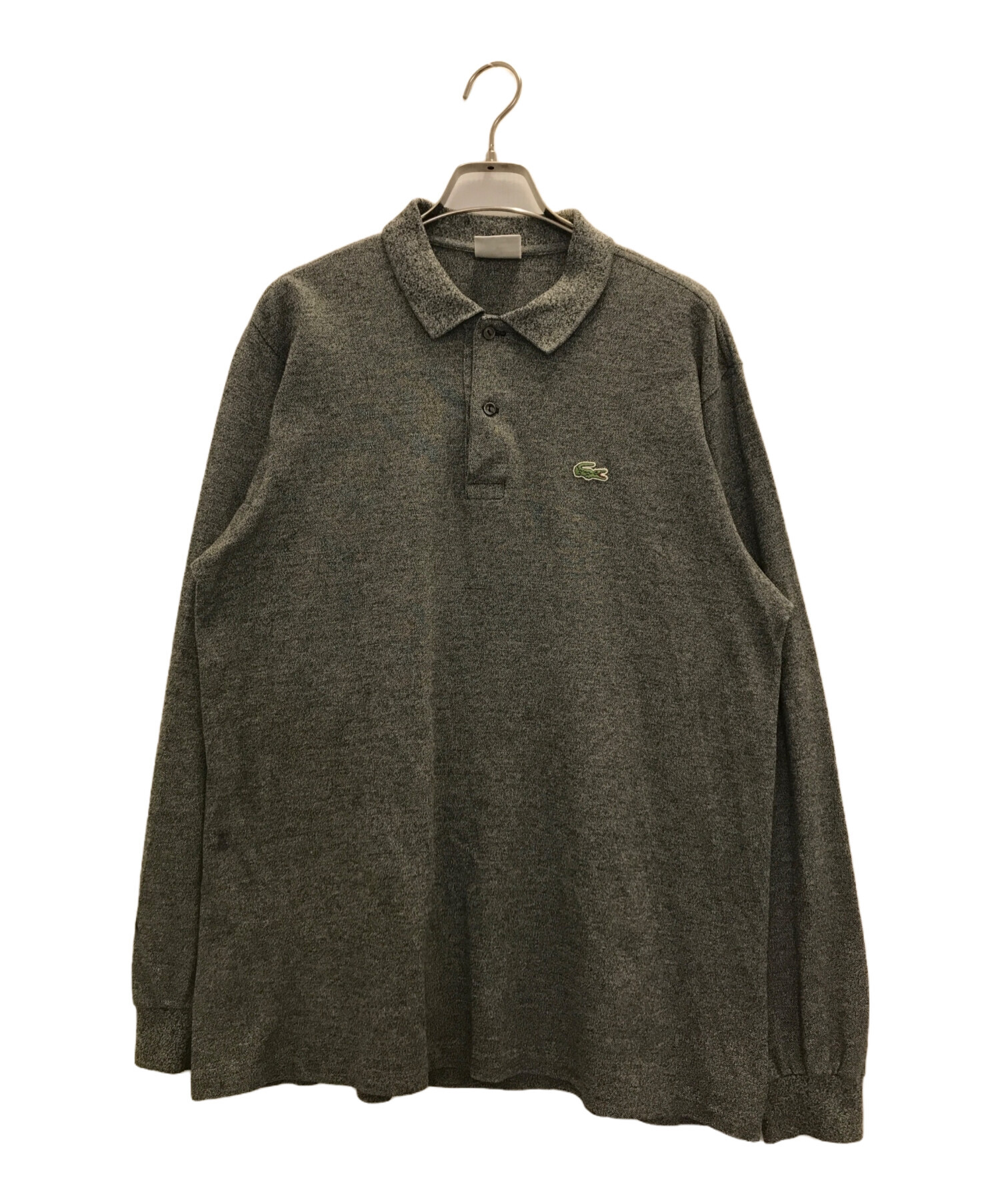 中古・古着通販】LACOSTE (ラコステ) ポロシャツ グレー サイズ:5 