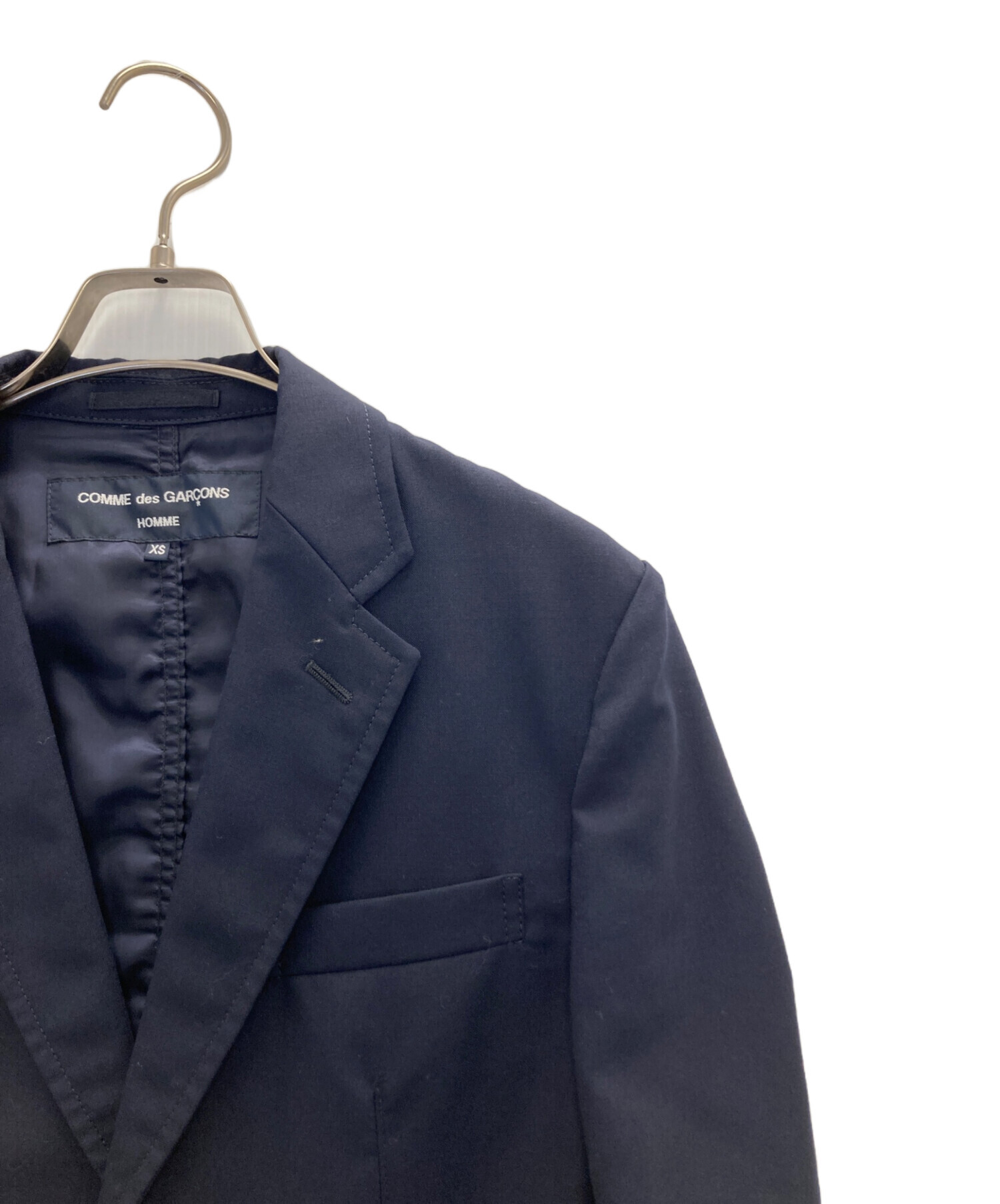 お値下げCOMME des GARÇONS ダークネイビー ジャケット Sサイズ COMME des GARÇONS テーラードジャケット S ネイビー - メルカリ