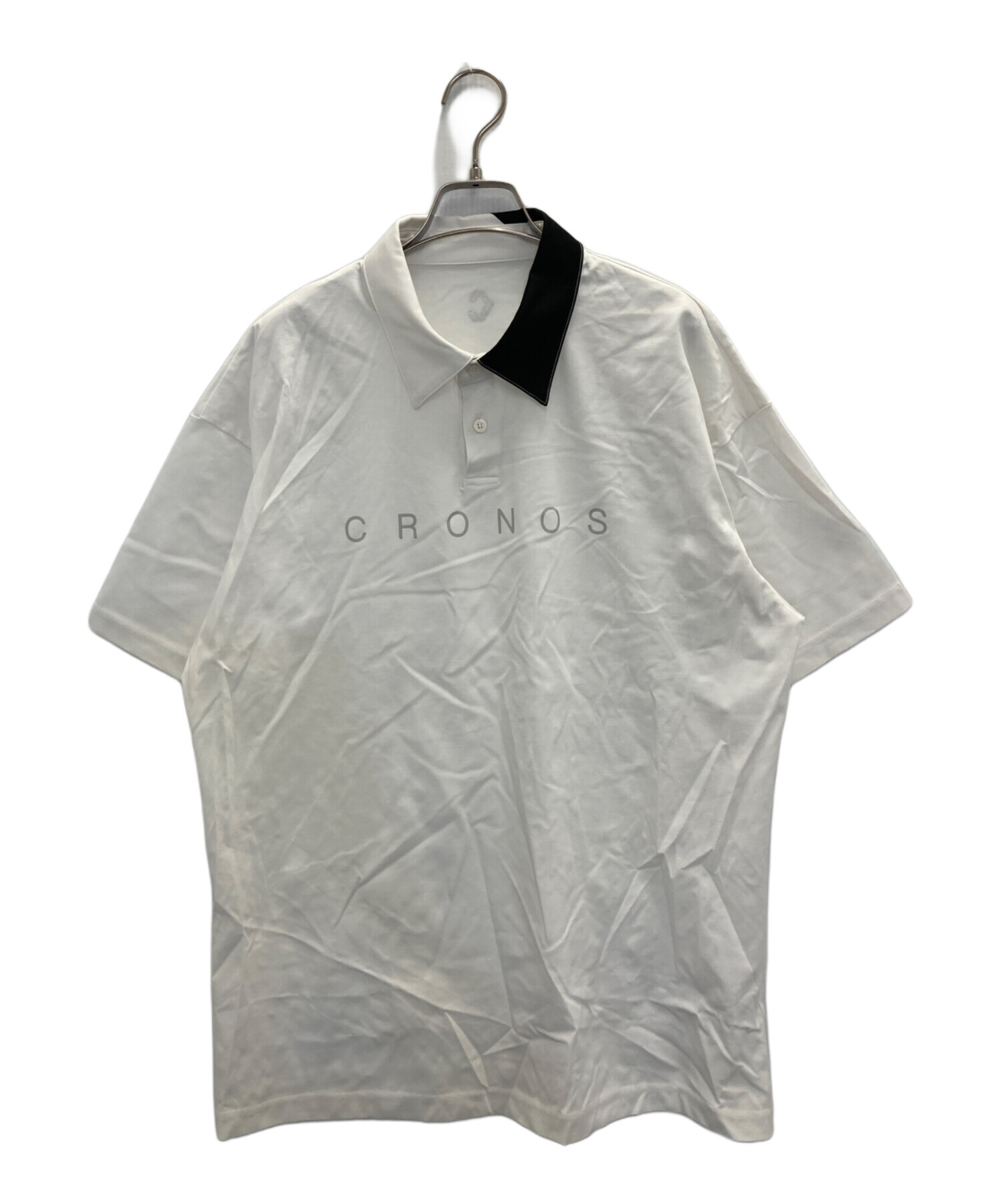中古・古着通販】CRONOS (クロノス) ロゴプリントシャツ ホワイト