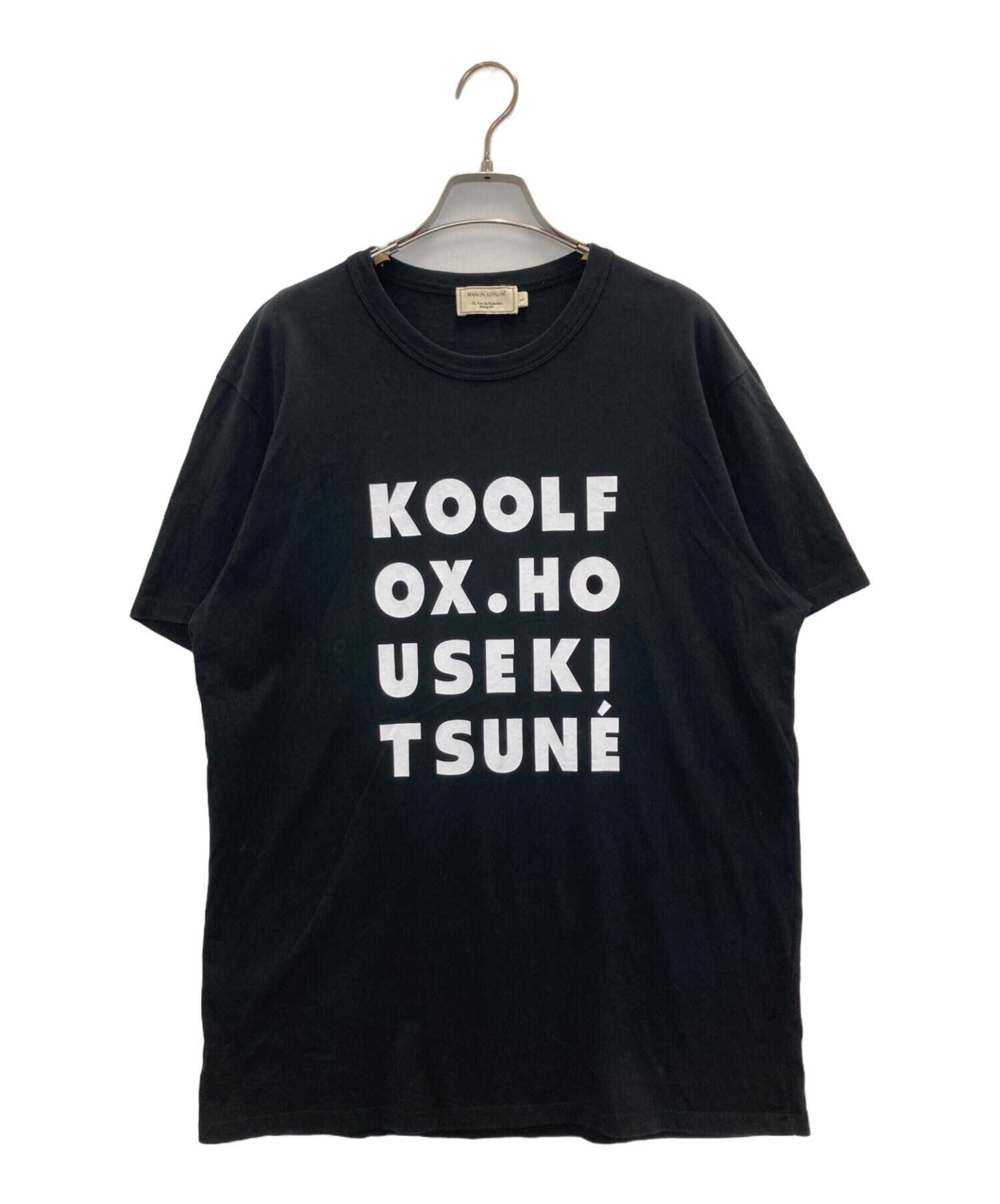 中古・古着通販】maison kitsune (メゾンキツネ) プリントTシャツ 