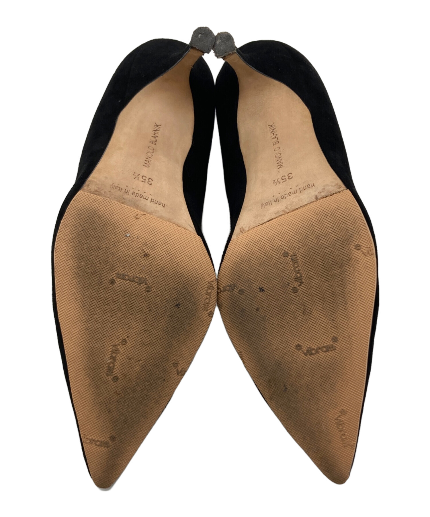 中古・古着通販】Manolo Blahnik (マノロブラニク) スウェードパンプス