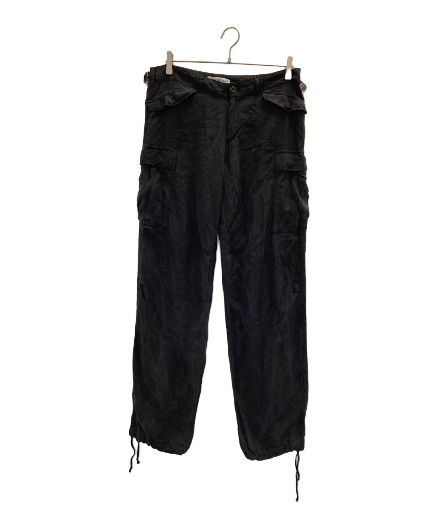 中古・古着通販】ISSEY MIYAKE (イッセイミヤケ) シルクカーゴパンツ 