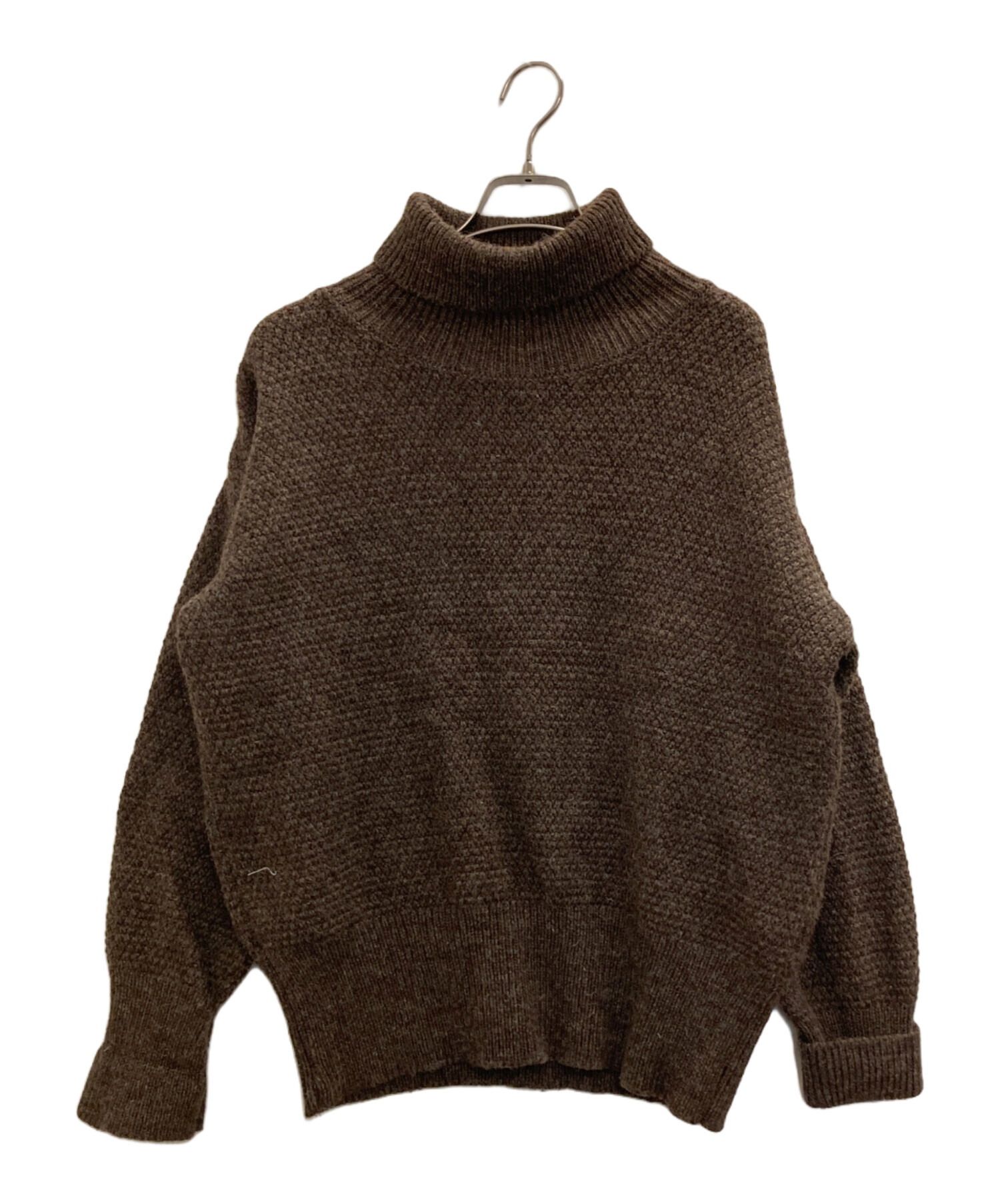 022061● oldderby knitwear タートルネック ニット 中古・古着通販】Oldderby Knitwear (オールドダービーニットウェア