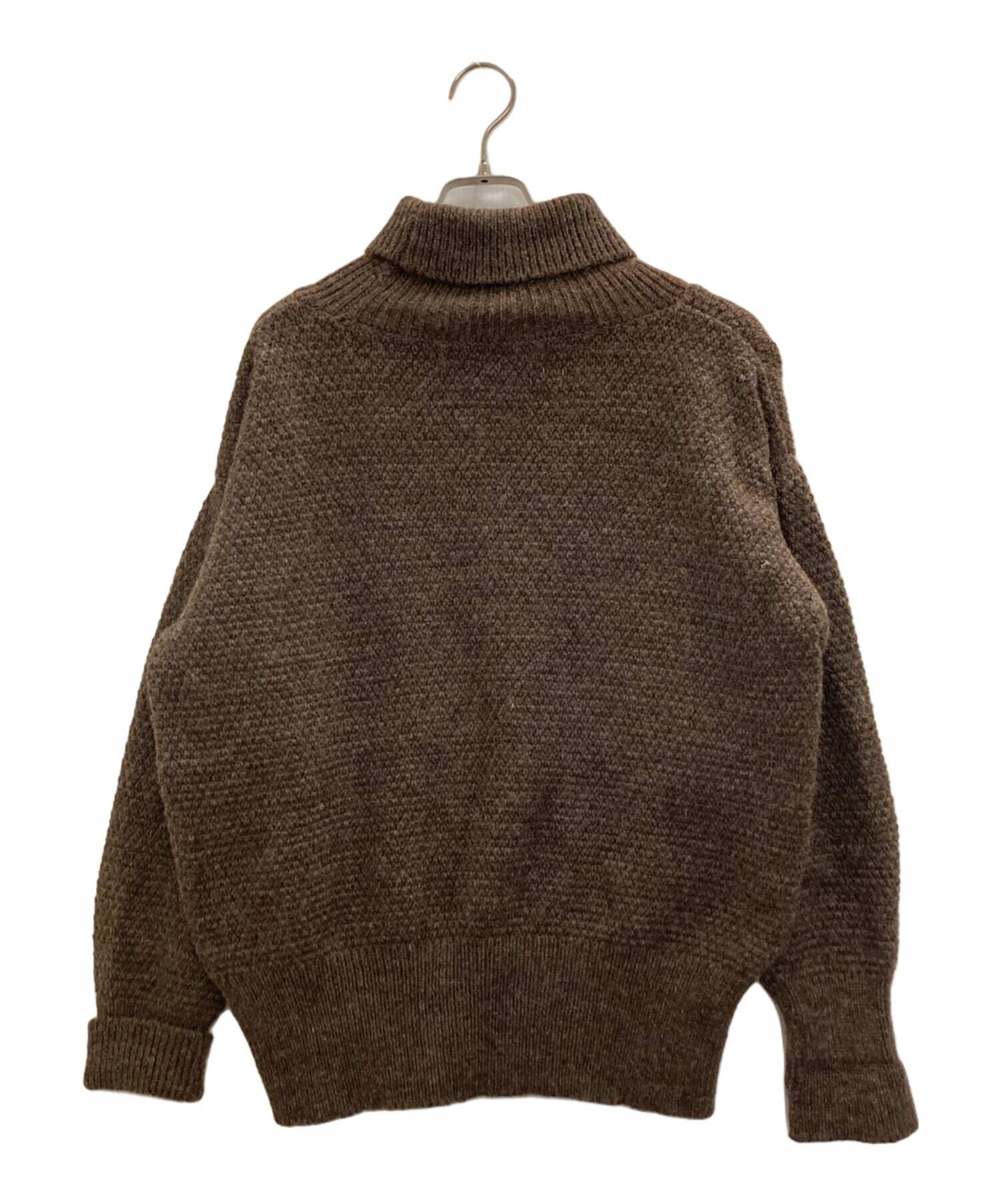 OLDDERBY KNITWEAR ニット・セーター M 茶 【古着】【中古】【送料無料】 中古・古着通販】Oldderby Knitwear (オールドダービーニットウェア
