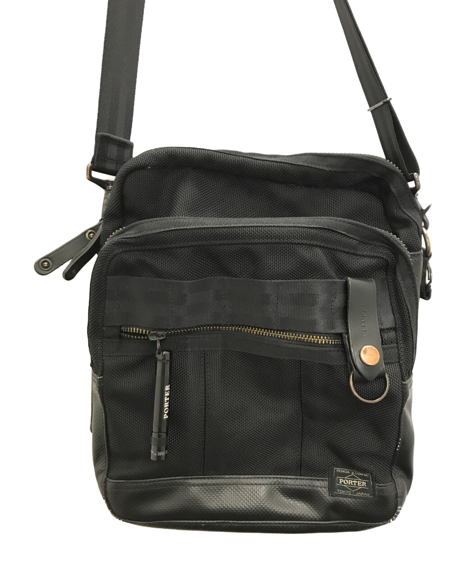 中古・古着通販】PORTER (ポーター) スクエアショルダーバッグ 