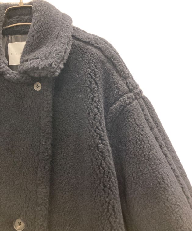 kayoCINOH(チノ)ボアロングコート/ネイビー/36 kayoCINOH(チノ)ボア