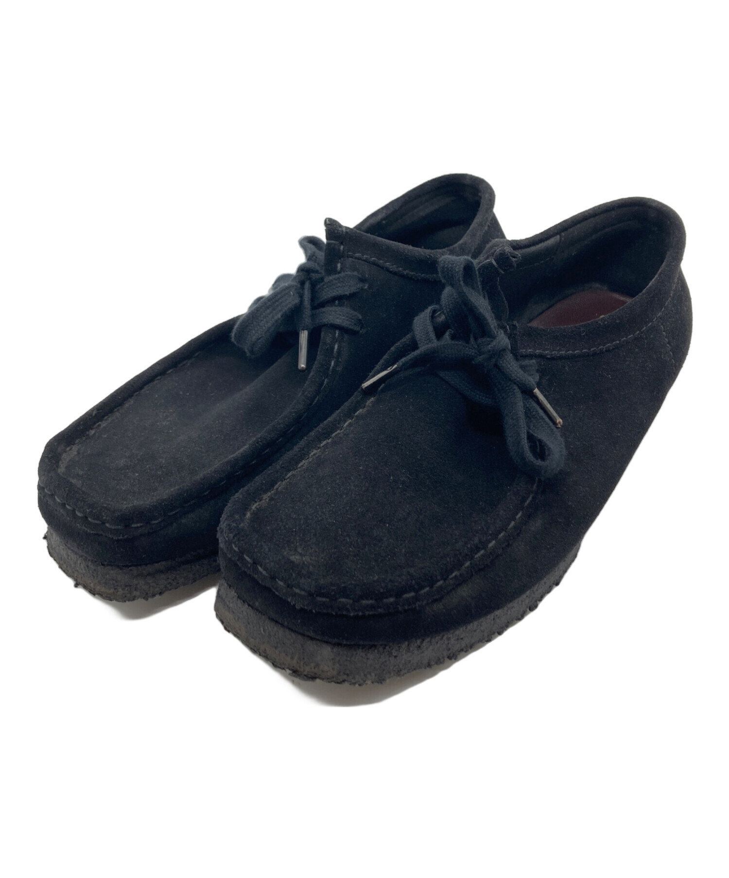 中古・古着通販】CLARKS (クラークス) ワラビーブーツ ブラック サイズ