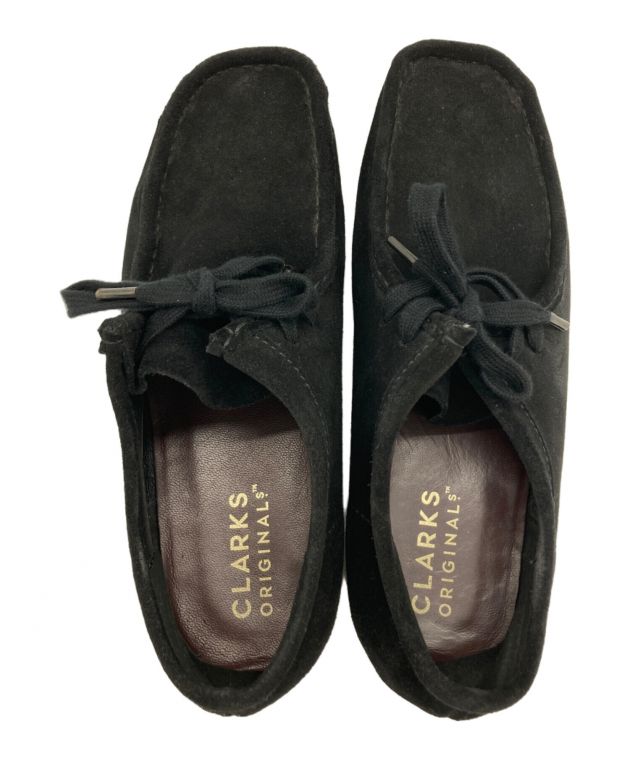 中古・古着通販】CLARKS (クラークス) ワラビーブーツ ブラック サイズ