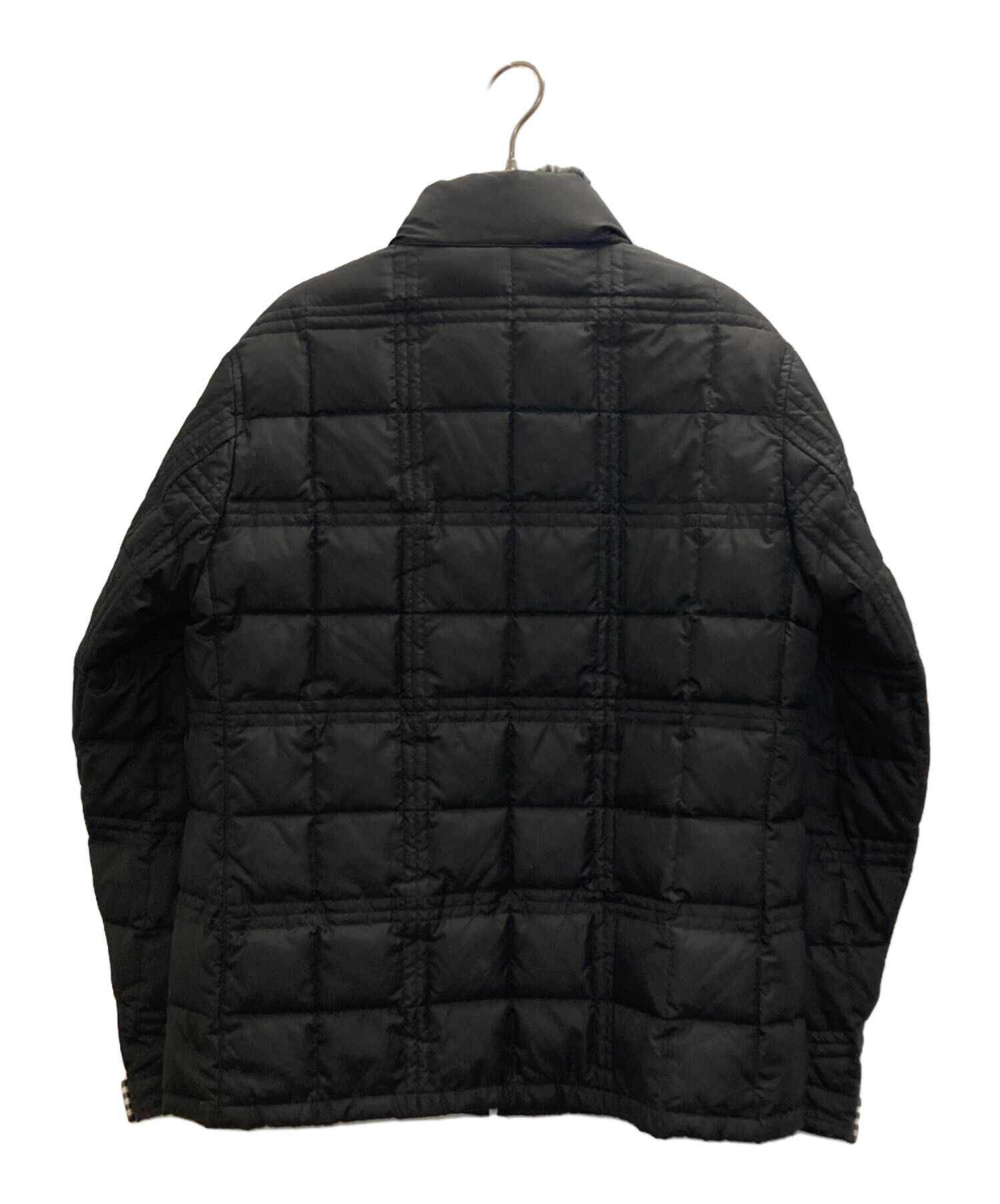 未使用級 バーバリーブラックレーベル ダウンジャケット ラビットファー Lサイズ 美品✨バーバリーブラックレーベル ダウンジャケット ラビットファー L