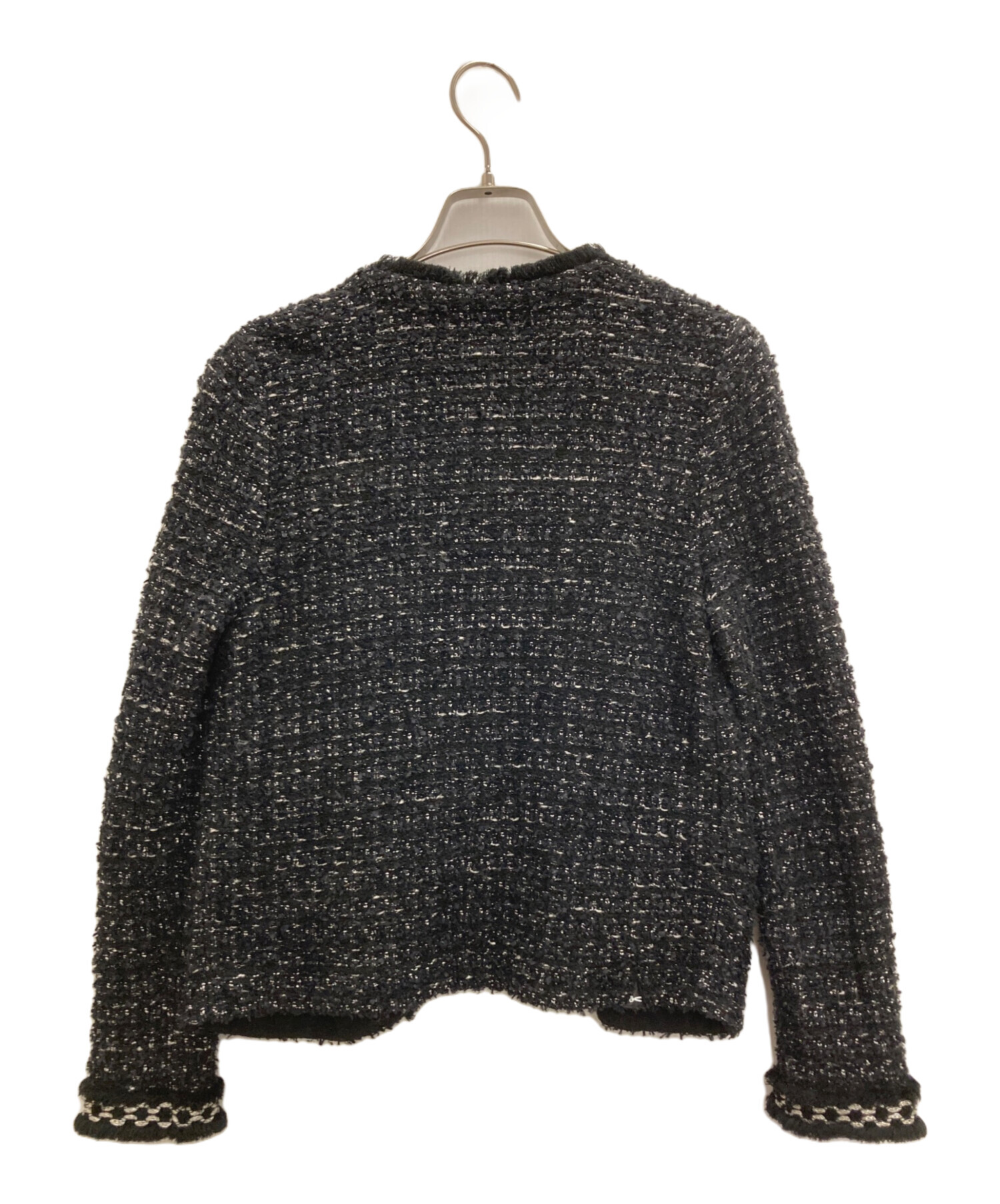 中古・古着通販】Denham (デンハム) ツイードジャケット ブラック