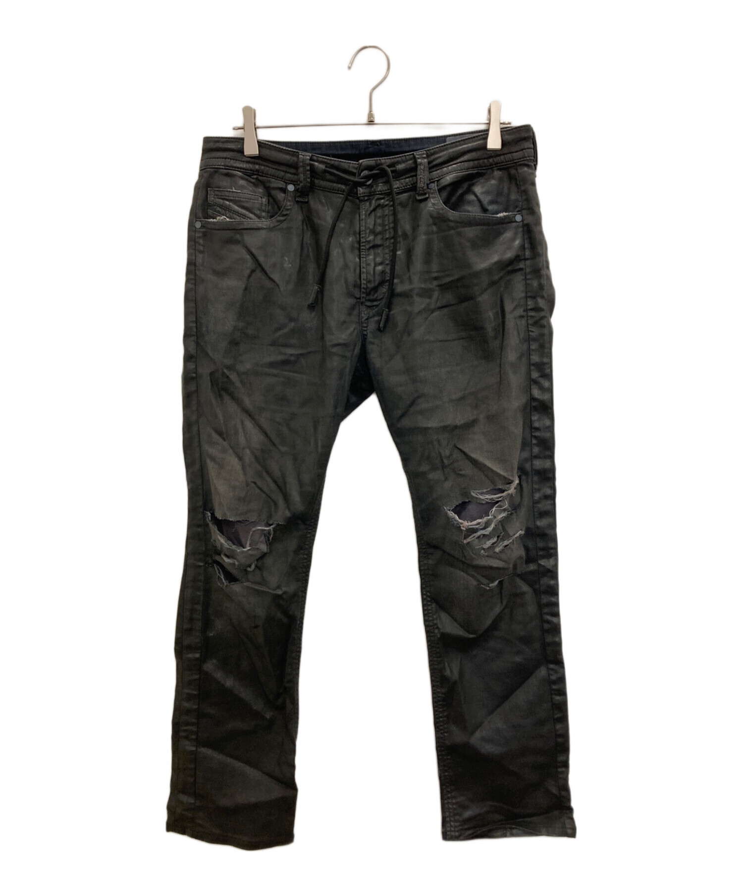中古・古着通販】DIESEL (ディーゼル) THAVAR ジョグデニム ブラック
