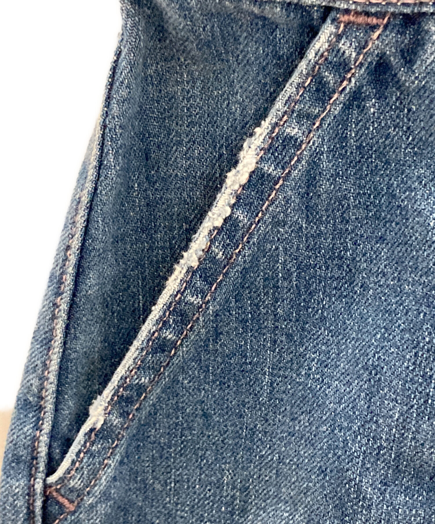 中古・古着通販】moussy (マウジー) デニムジャンプスーツ ブルー 