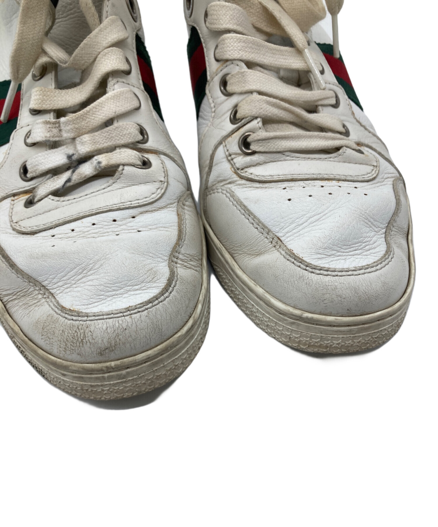 中古・古着通販】GUCCI (グッチ) シェリーラインハイカットスニーカー 