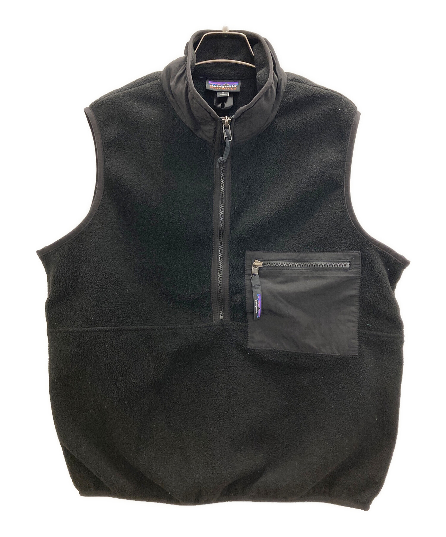 ［23aw］Patagonia“シンチラベスト“フリース パタゴニア ブラック パタゴニア 割引 ブラック フリース Synchilla（シンチラ） ベスト