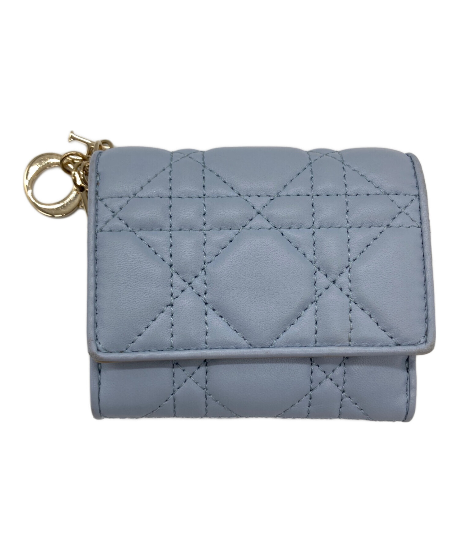 【美品】Lady Dior Lotus クリスチャンディオールミニウォレット 中古・古着通販】Christian Dior (クリスチャン ディオール) Lady Dior