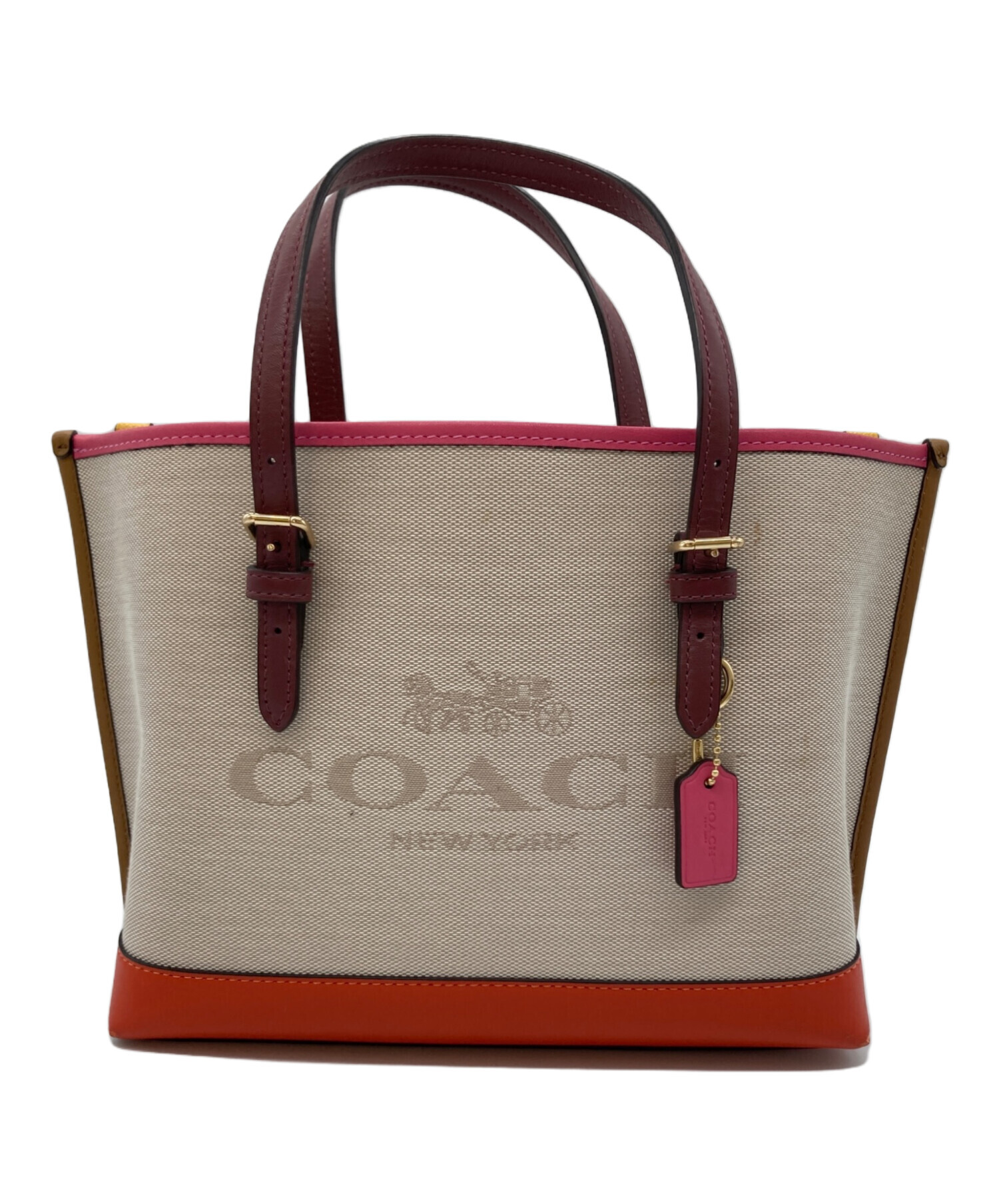 COACH◆2way/ショルダーバッグ/キャンバス/BLU/総柄/23488 コーチ(COACH) キャンバス トート ショルダーバッグ | 通販・人気