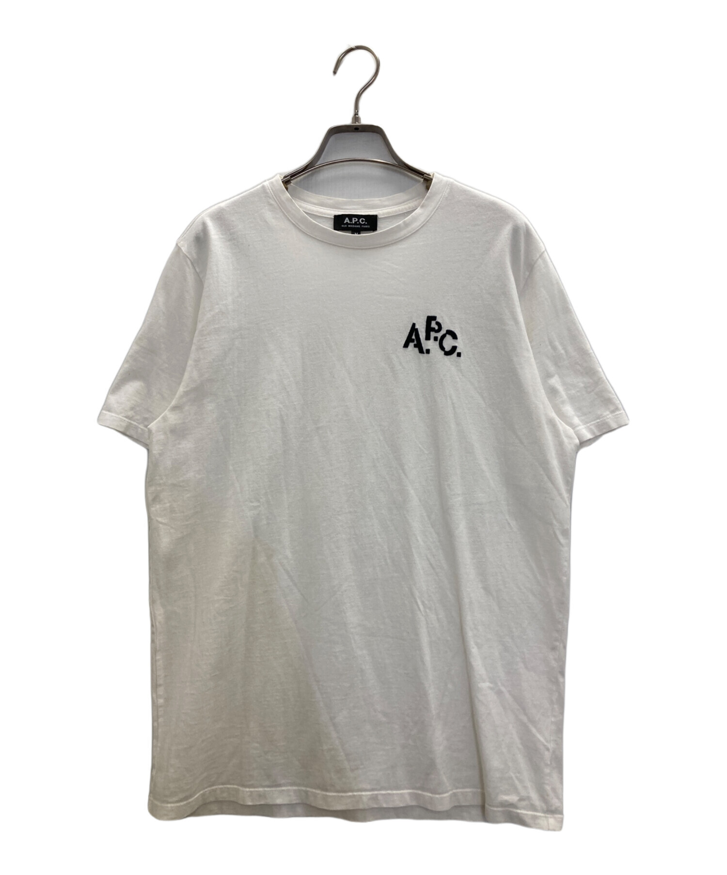 中古・古着通販】A.P.C. (アーペーセー) Tシャツ ホワイト サイズ:M 