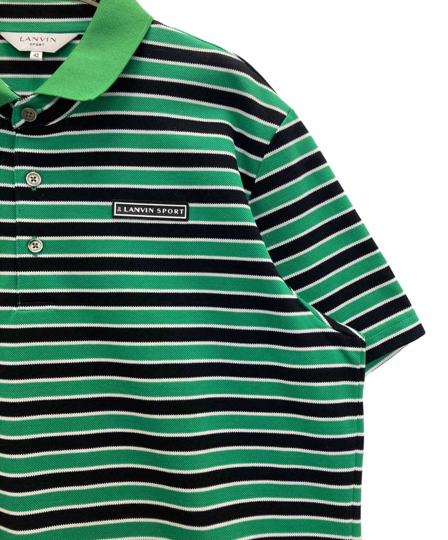 未使用【LANVIN SPORT】 ポロシャツ 中古・古着通販】LANVIN SPORT (ランバン スポーツ) ポロシャツ