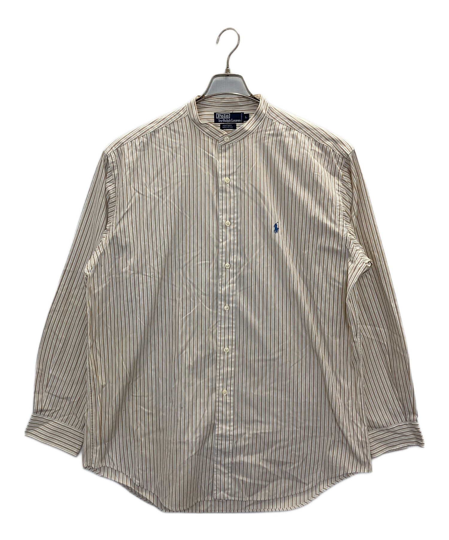 ⭐️希少⭐️ラルフローレン グランパシャツ SPADE 美品 90s バンドカラー 中古・古着通販】POLO RALPH LAUREN (ポロ・ラルフローレン) 90's