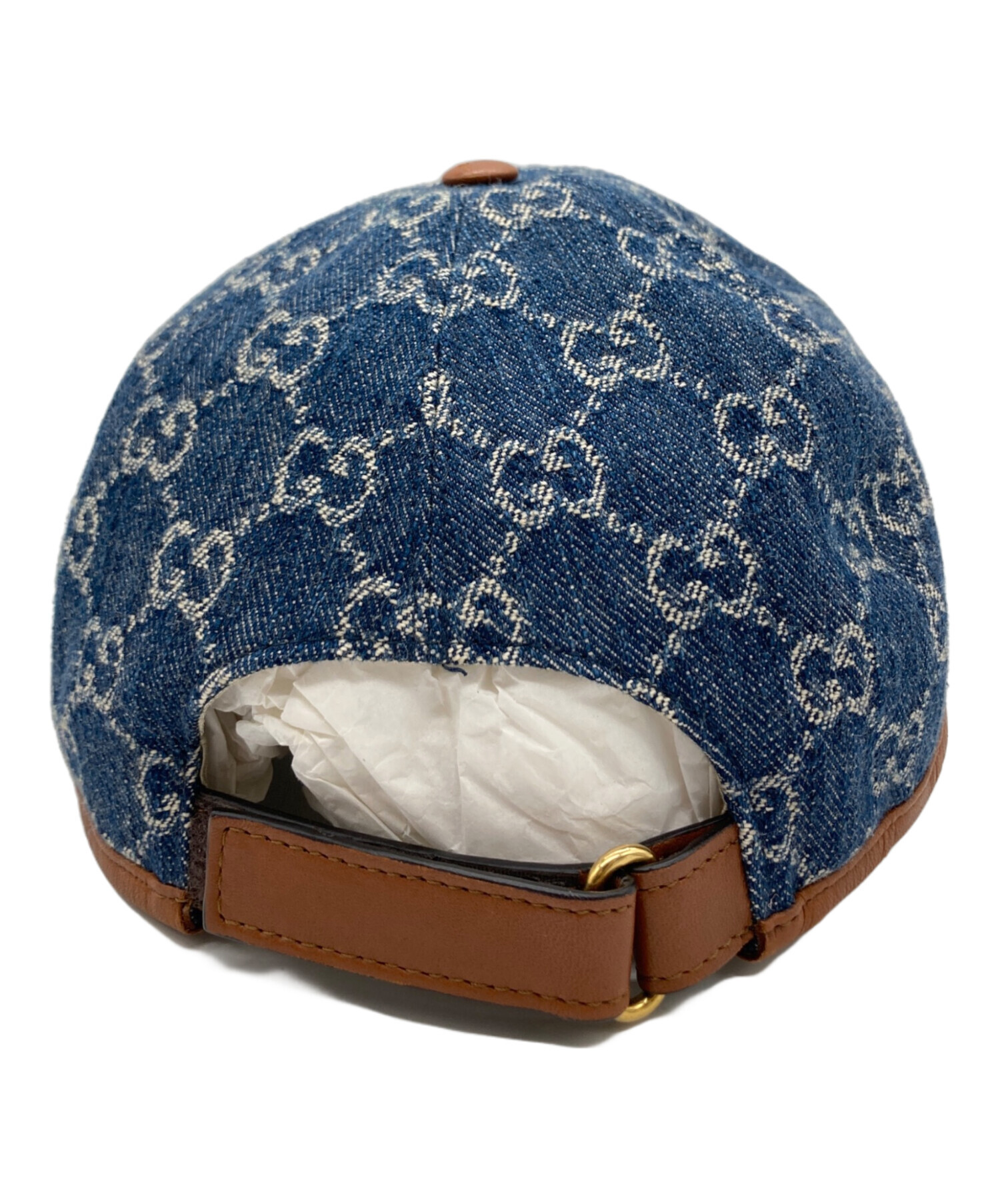 中古・古着通販】GUCCI (グッチ) GGデニム ベースボールキャップ