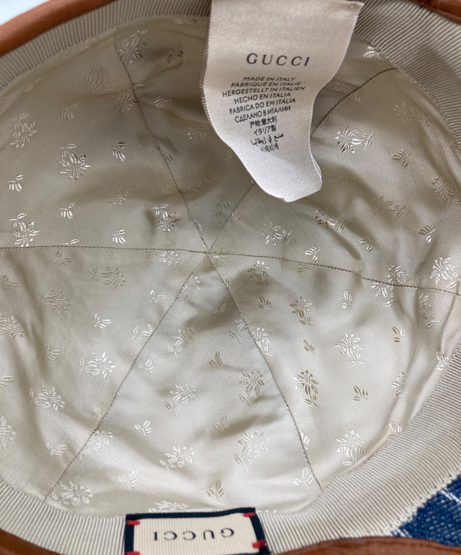 中古・古着通販】GUCCI (グッチ) GGデニム ベースボールキャップ