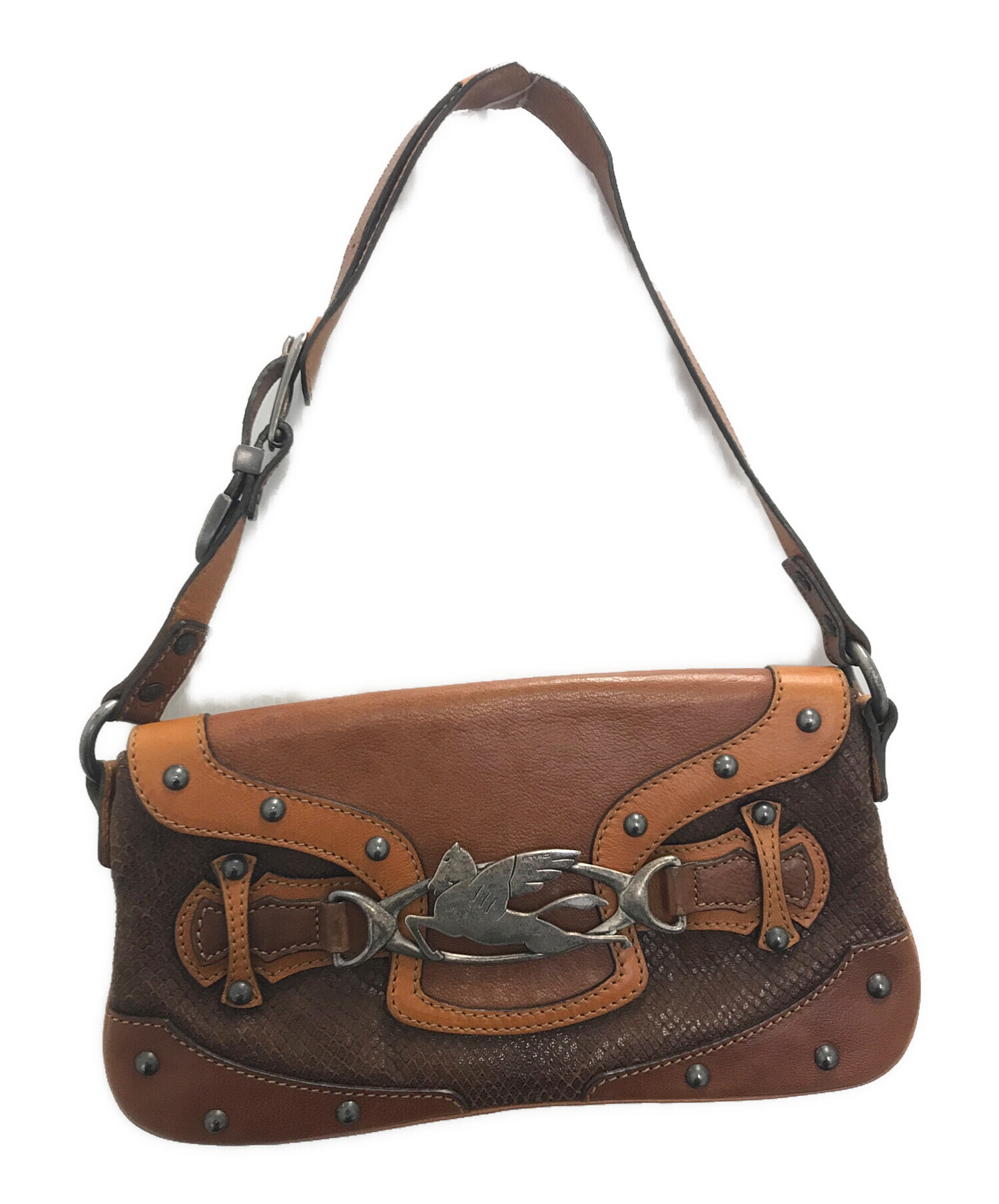 中古・古着通販】ETRO (エトロ) ペガサスバックル ワン